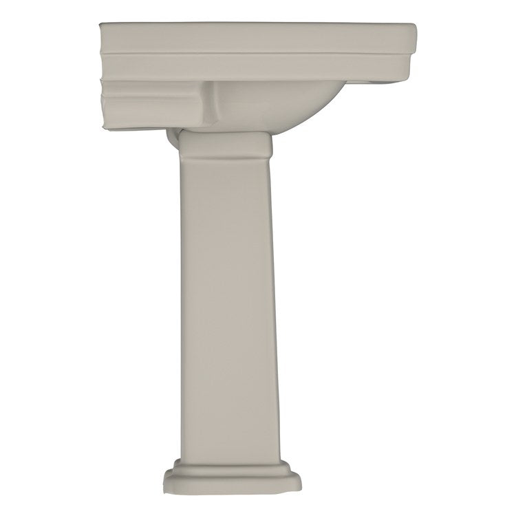 Pedestal Top Promenade Widespread 27-1/2 x 22-1/4 Inch Bone 8 Inch Spread - Image 3