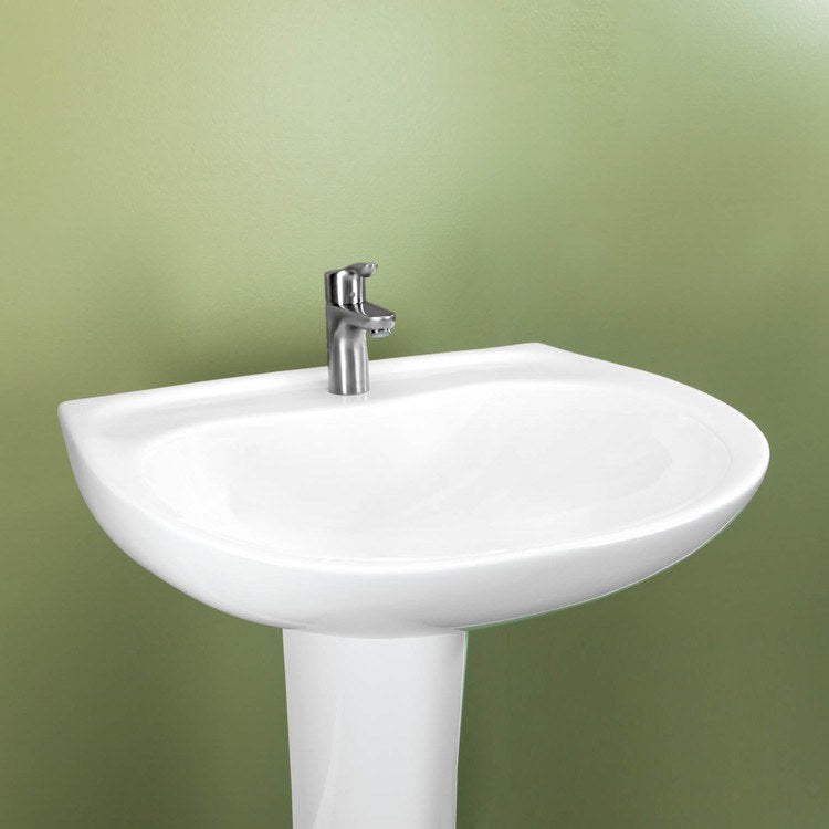 Prominence 26" Pedestal Bathroom Sink with One Hole - Image 3
