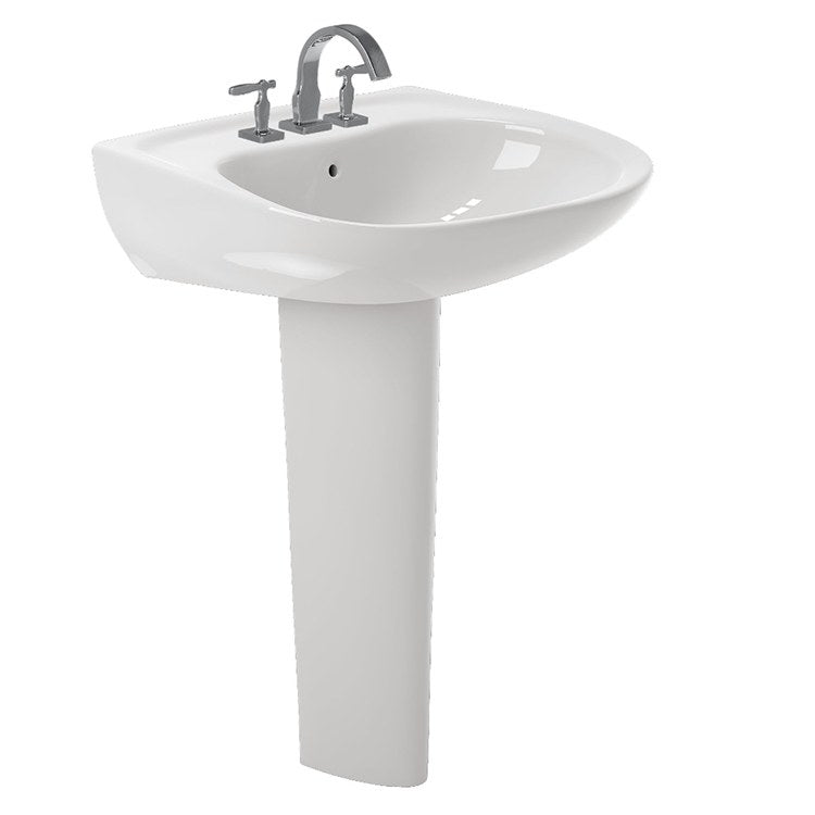 Prominence 26″ Pedestal Bathroom Sink with One Hole