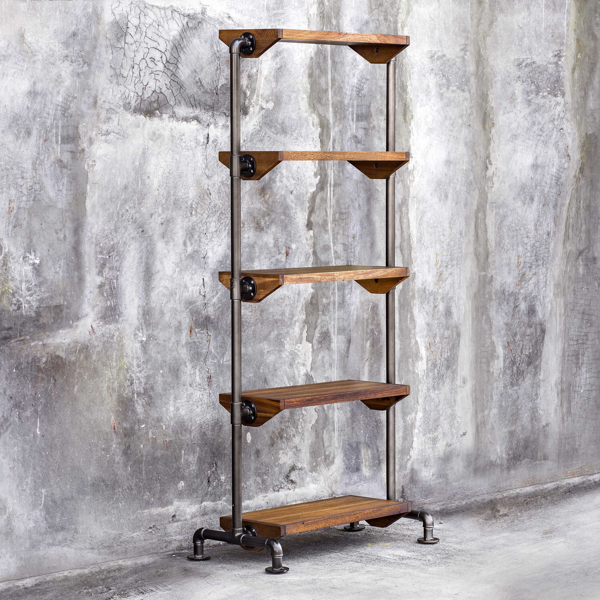 Rhordyn - Industrial Etagere - Light Brown - Image 2