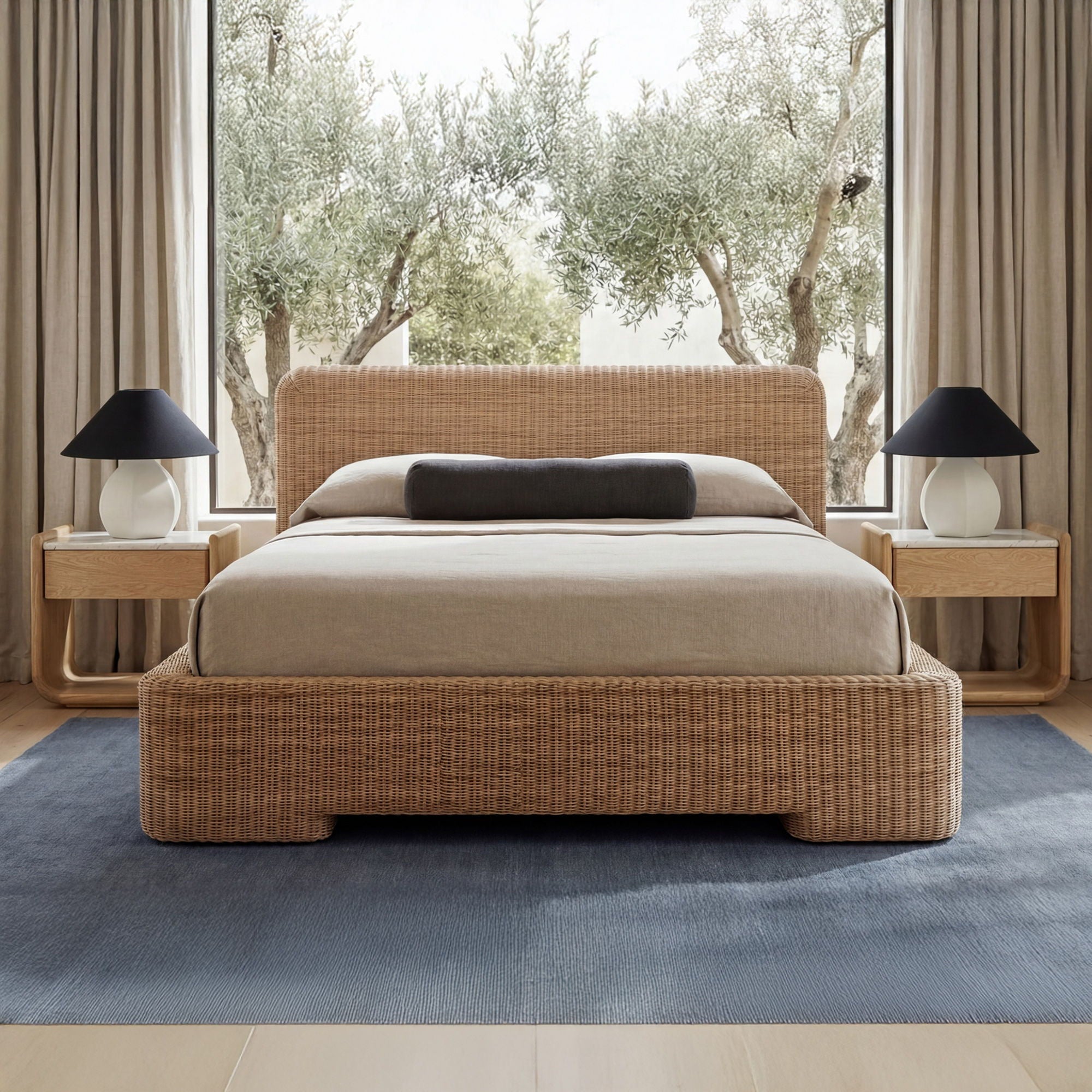 Claudia - Bed King - Natural - Image 1