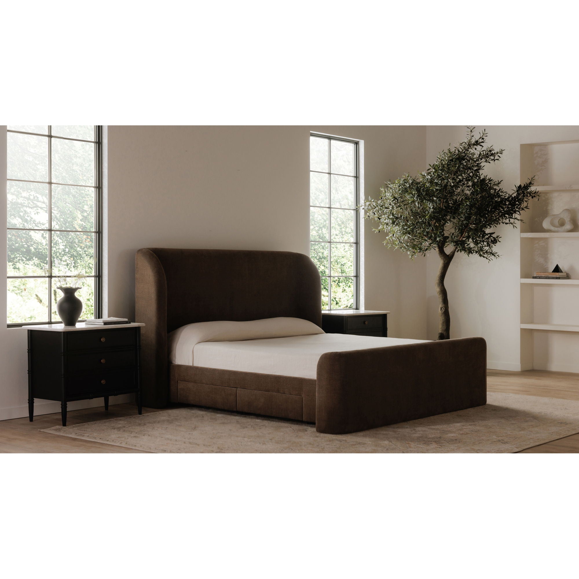 Sophia - King Bed - Brown - Image 2