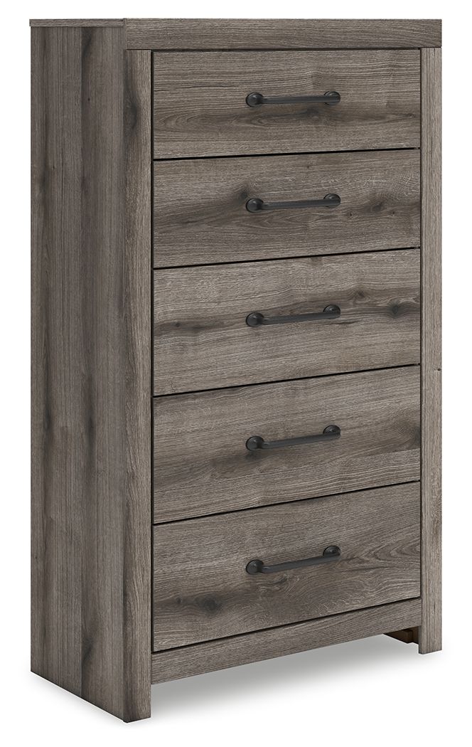 Graystorm - Five Drawer Chest - Brown Gray - Image 1