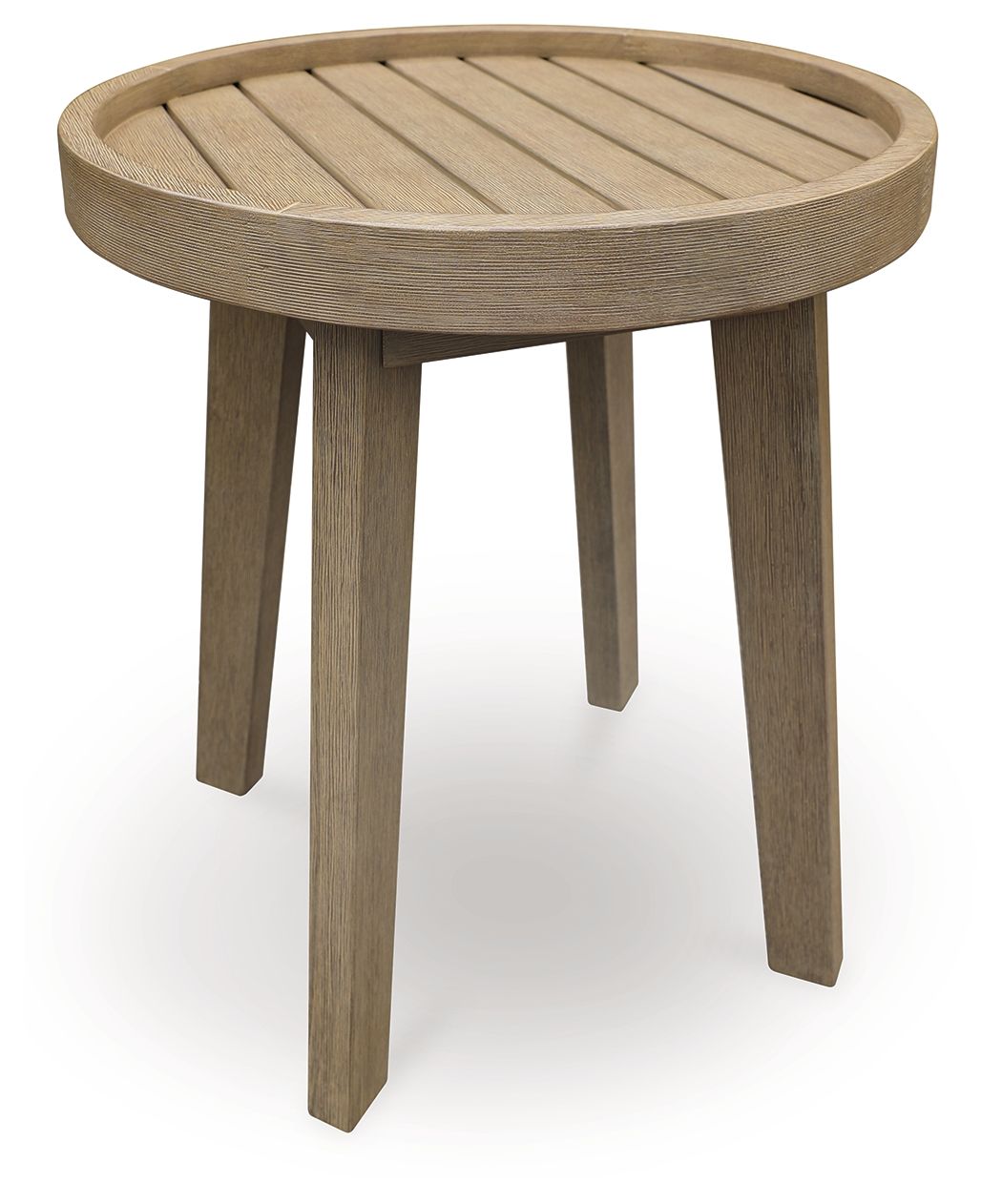 Marina Sun - Round End Table - Beige - Image 1