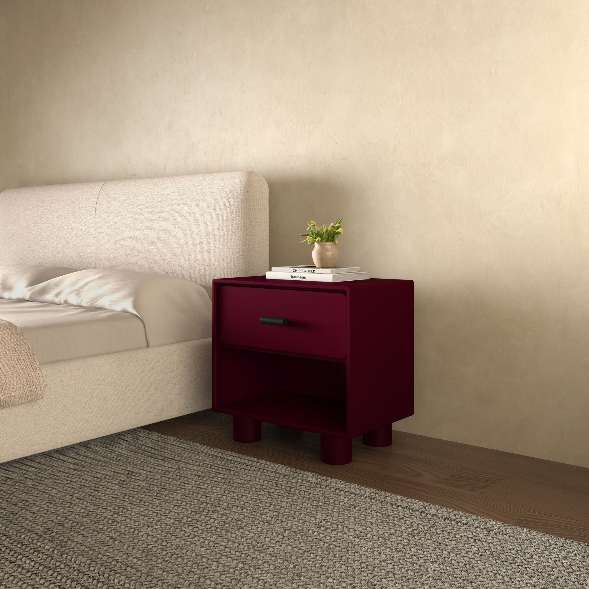 Jolene - Accent Nightstand - Red - Image 2