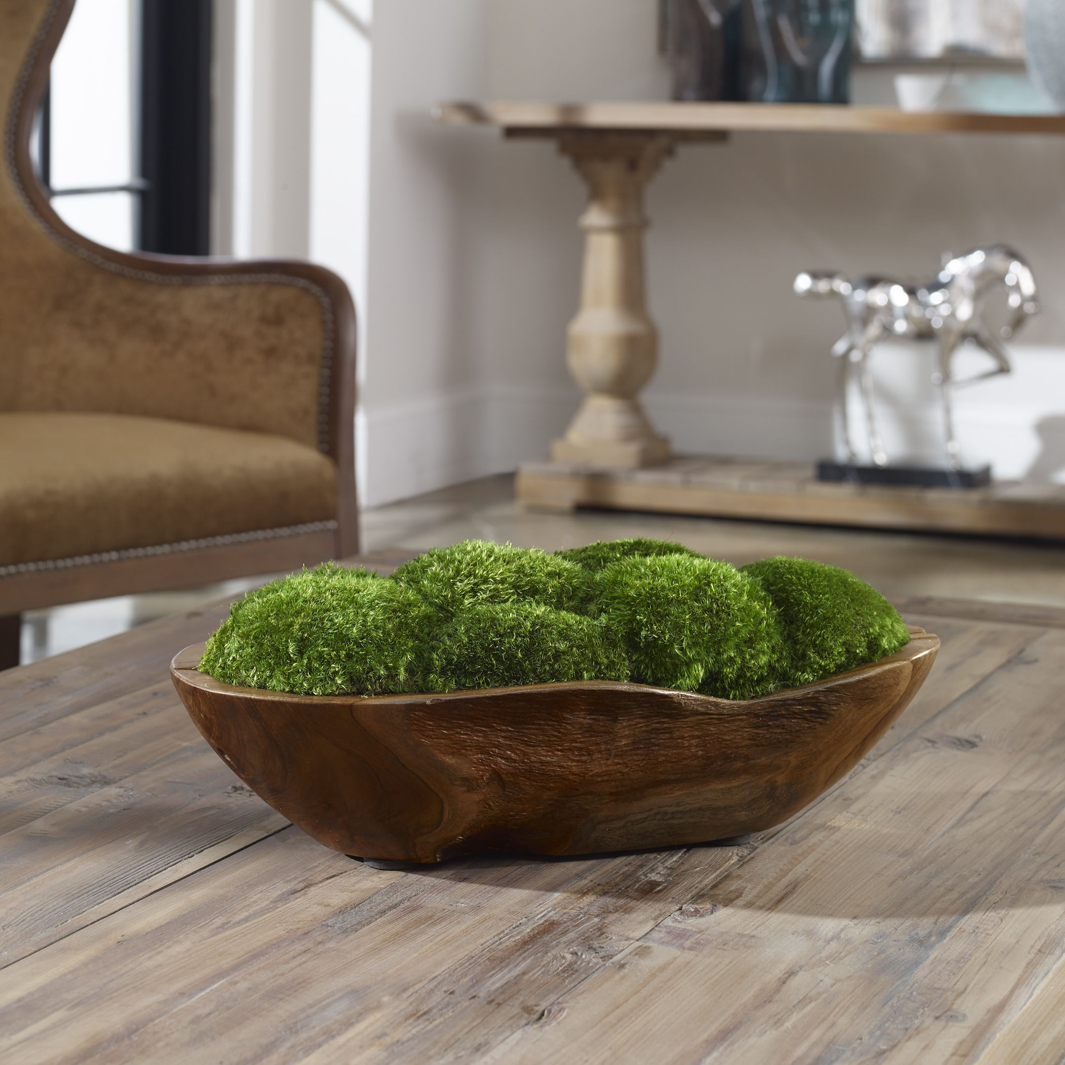 Kinsale - Moss Centerpiece - Light Brown - Image 2