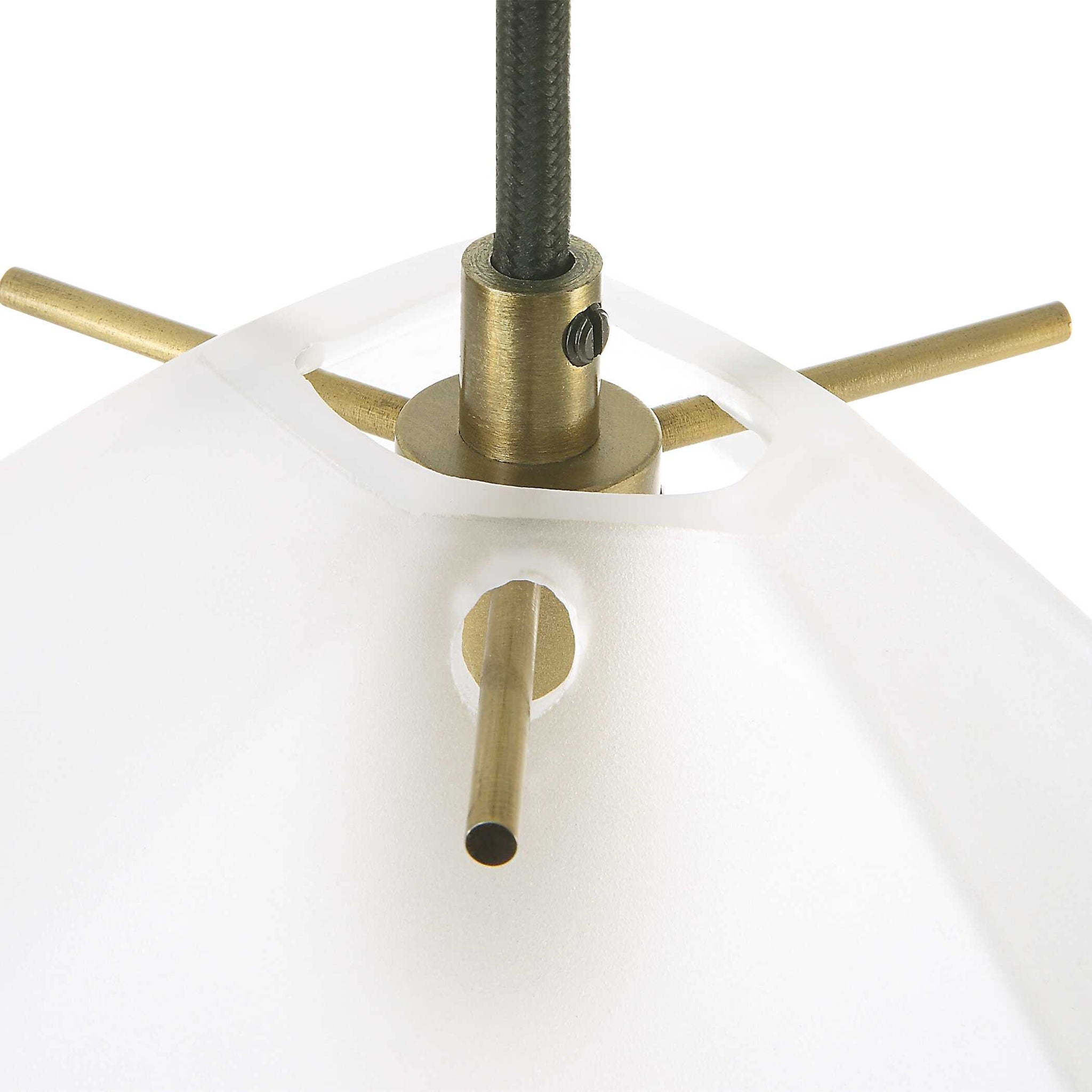 Geodesic - 1 Light Mini Pendant - White - Image 3