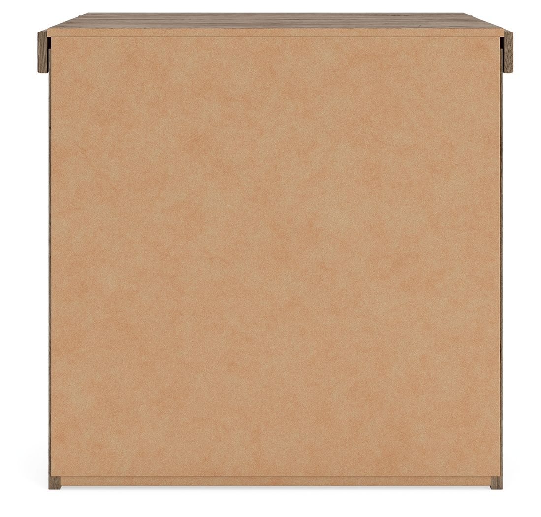 Oliandon - Two Drawer Night Stand - Light Brown - Image 3