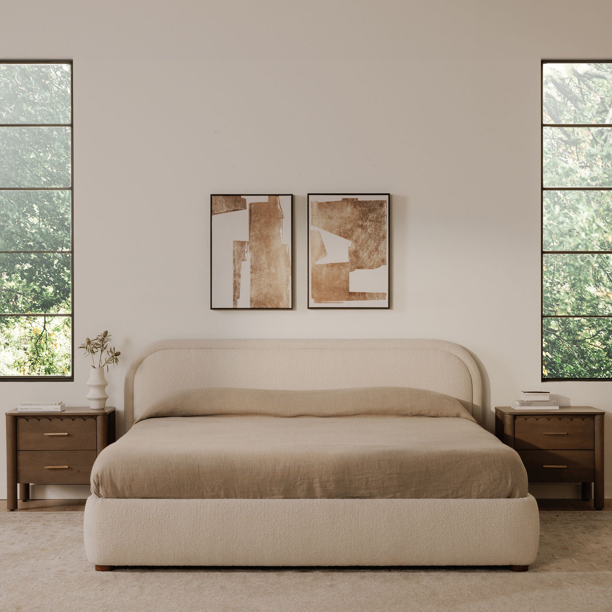 Colin - King Bed - Oatmeal - Image 3