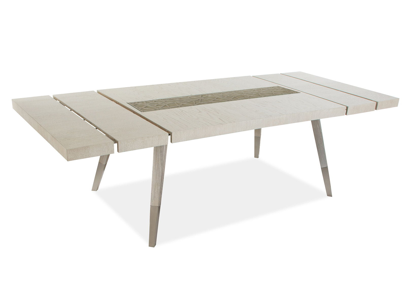 Lenox - Rectangular Dining Table - Warm Silver - Image 3