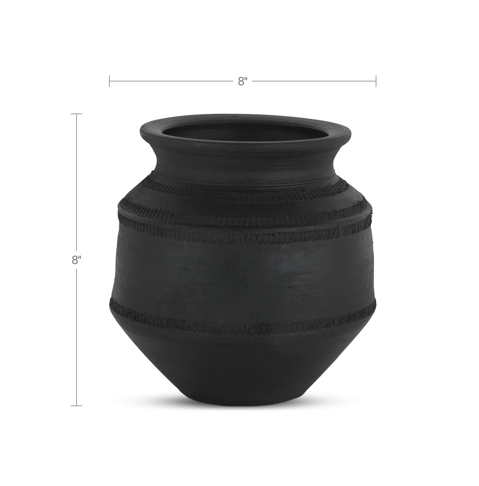 Astra - Terracotta Vessel - Black - Image 3