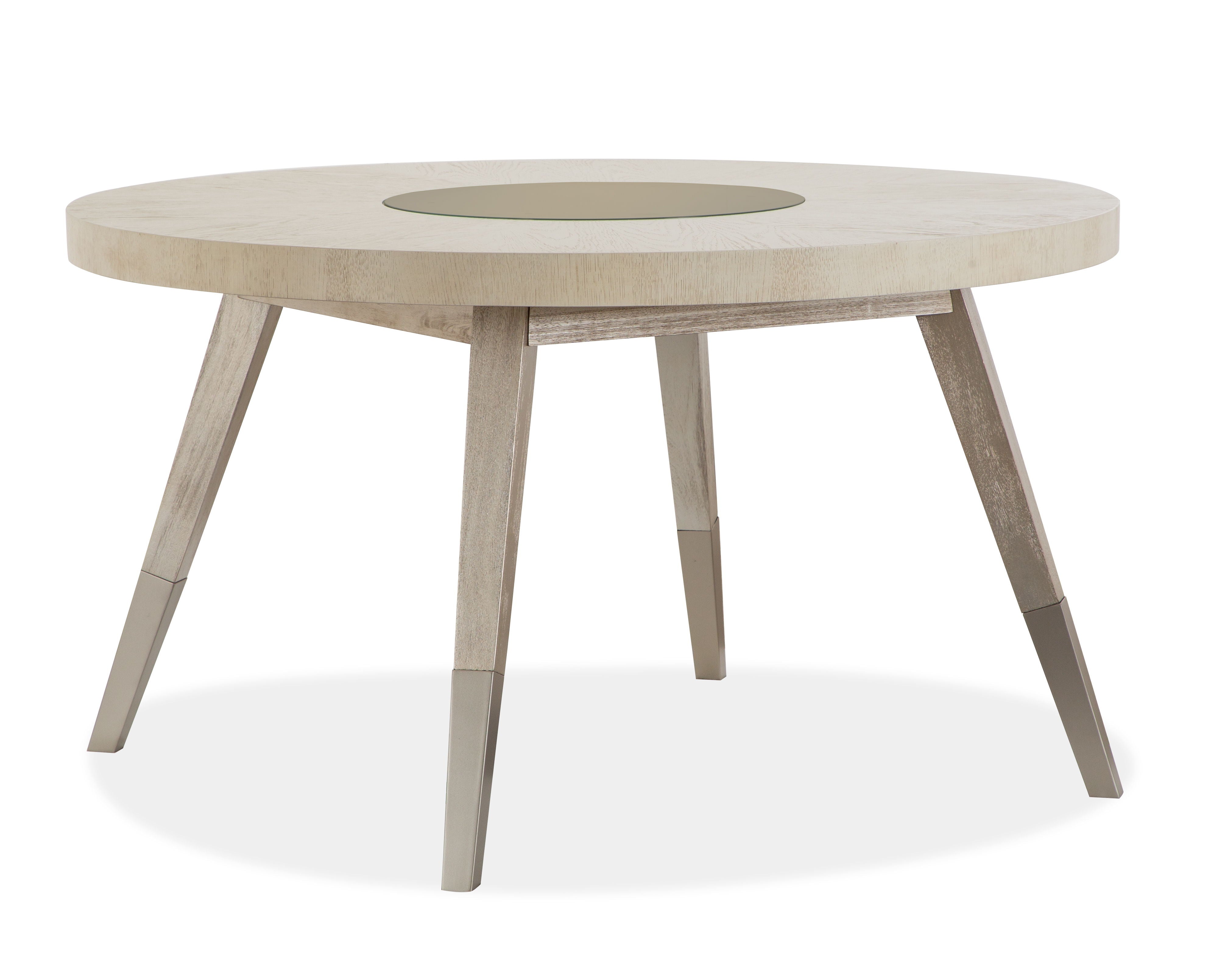 Lenox - Round Dining Table - Warm Silver - Image 3