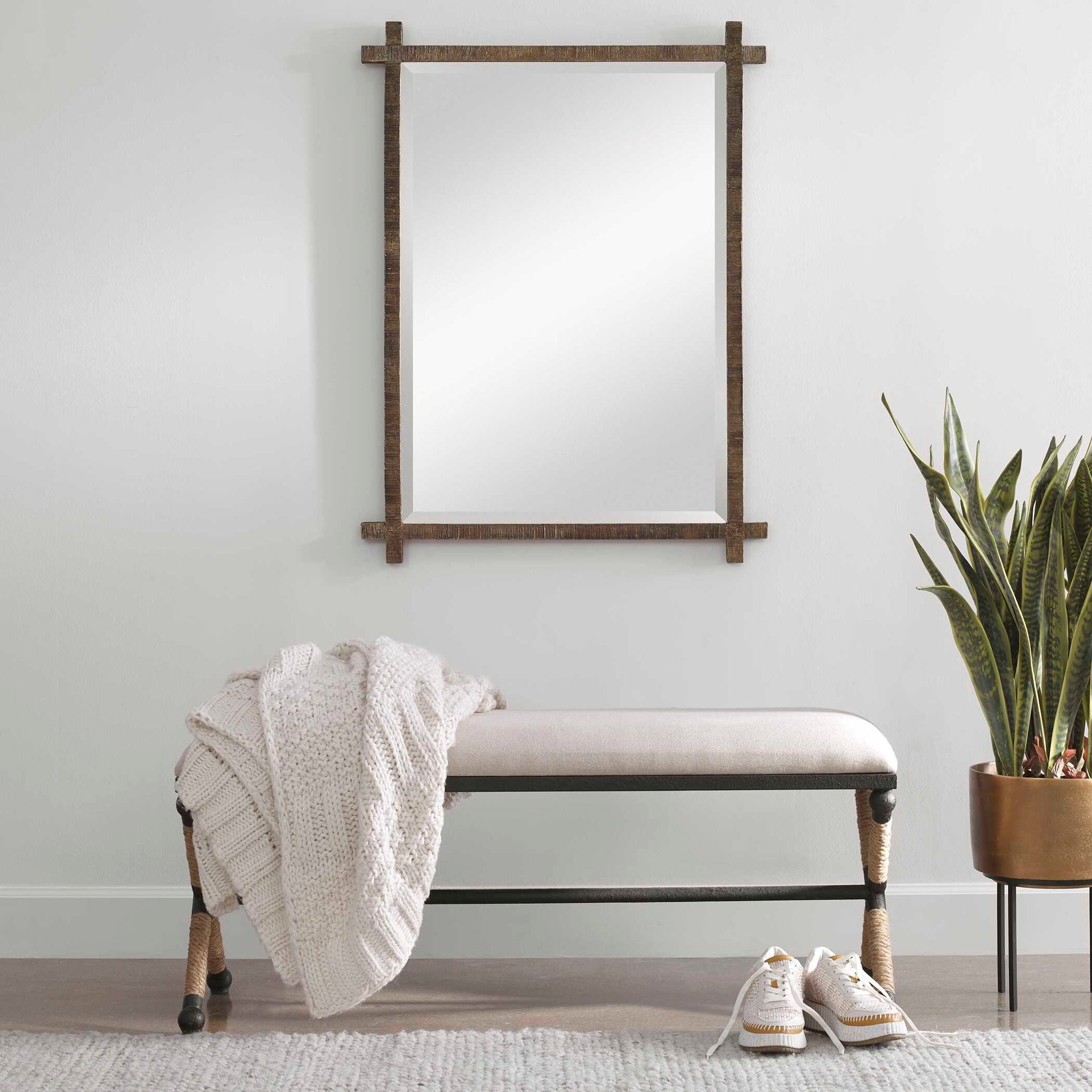 Abanu - Ribbed Dressing Mirror - Image 3