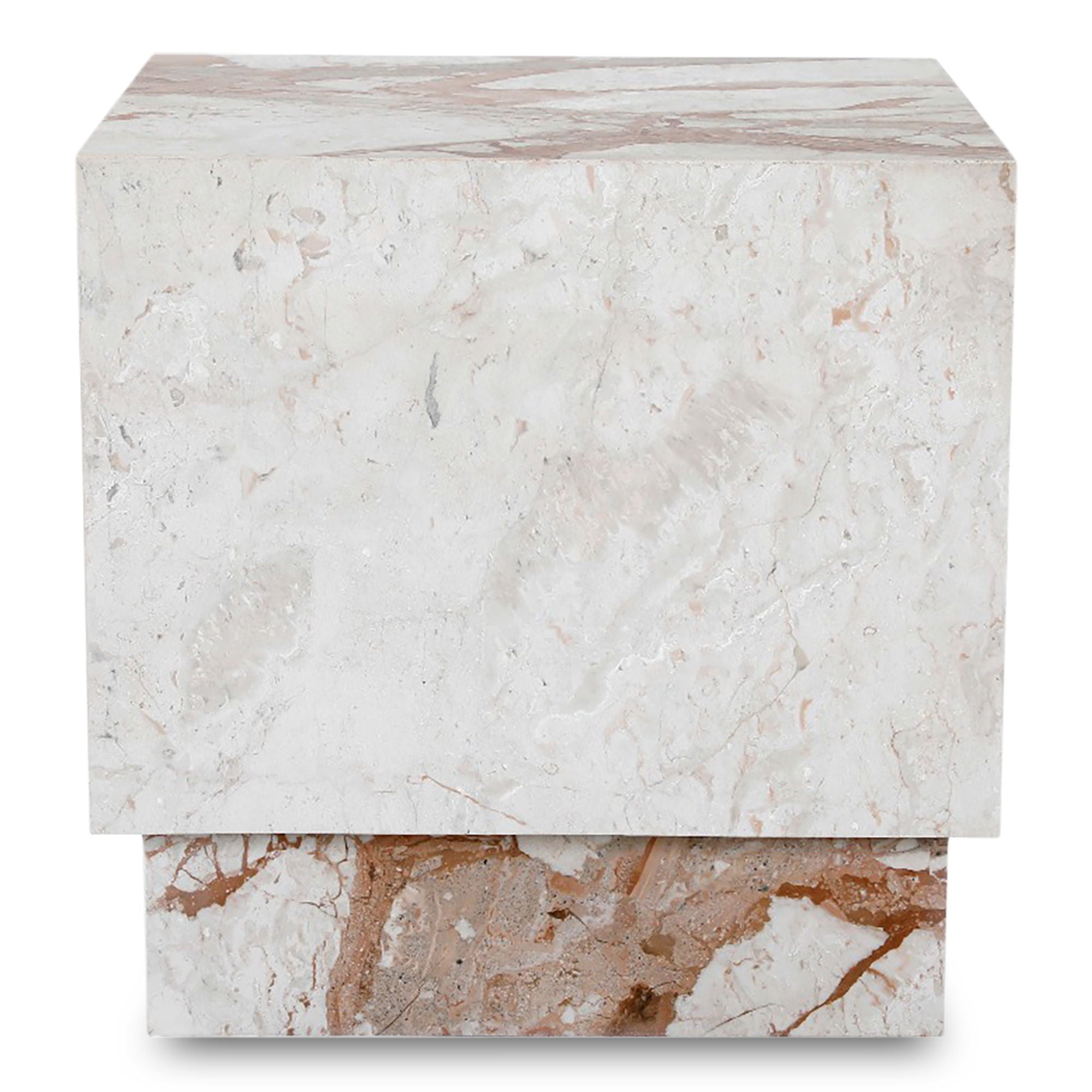 Layla – Side Table – Breccia Marble