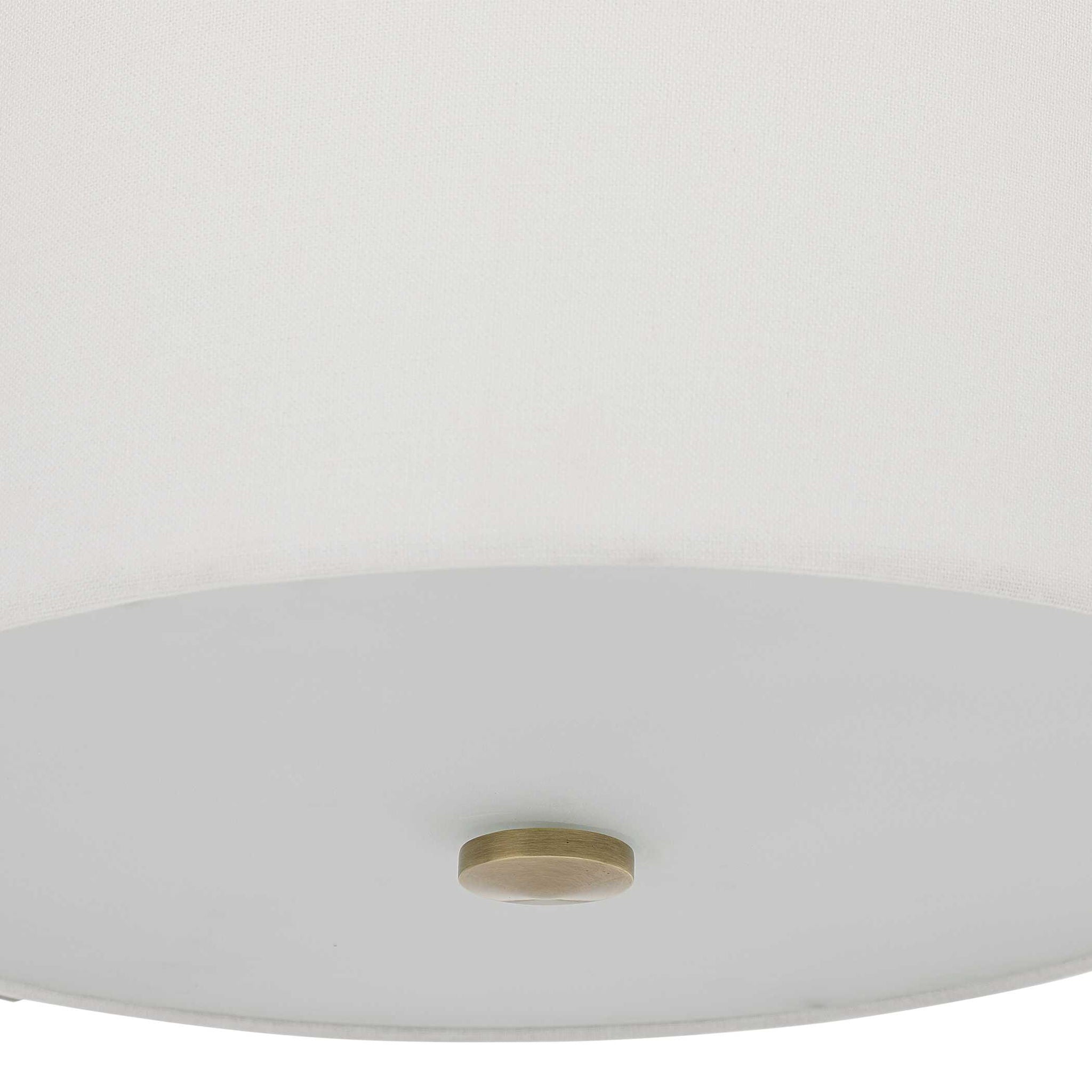 Colfax - 3 Light Semi Flush - Brass - Image 3