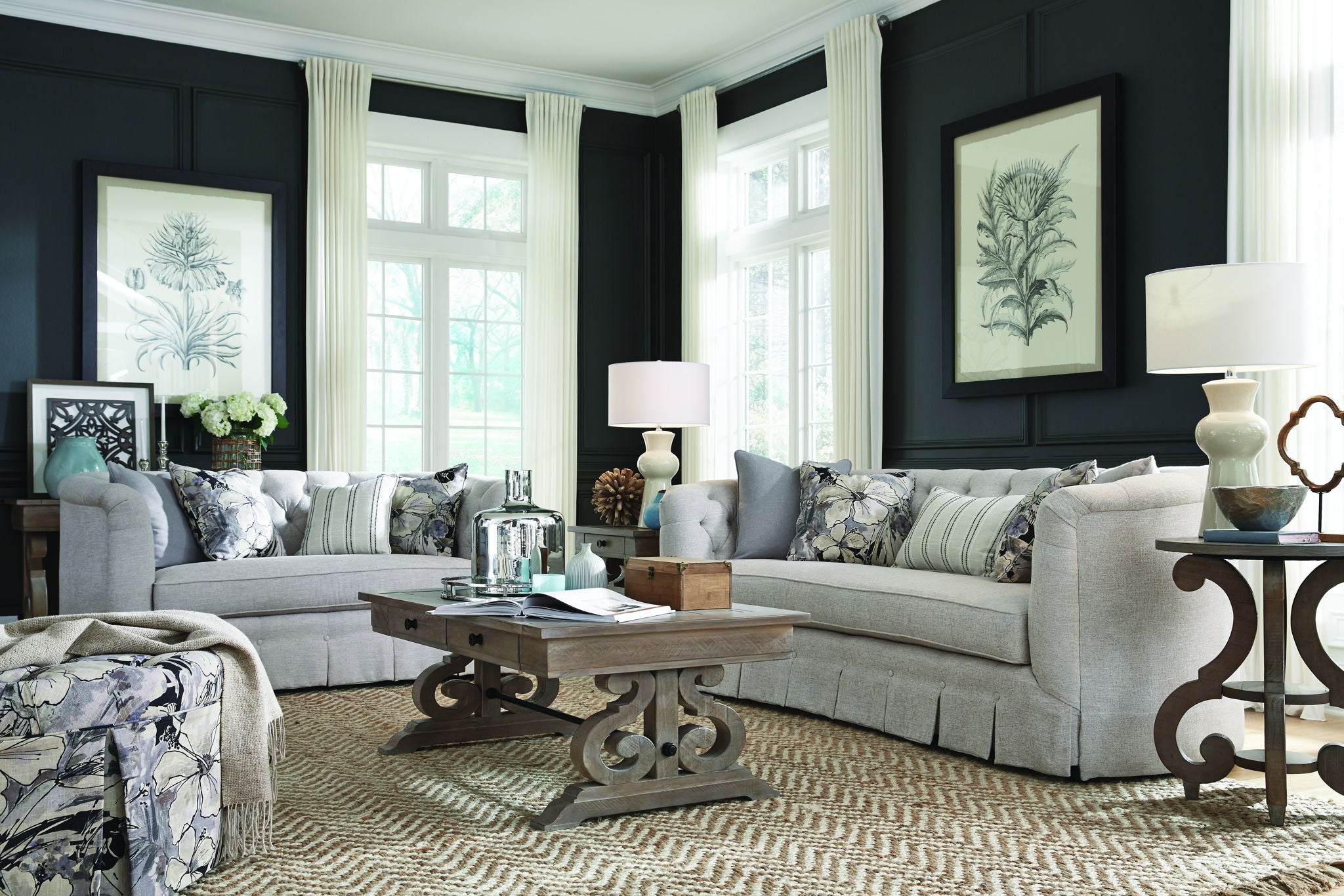 Tinley Park - Rectangular Sofa Table - Dove Tail Gray - Image 2
