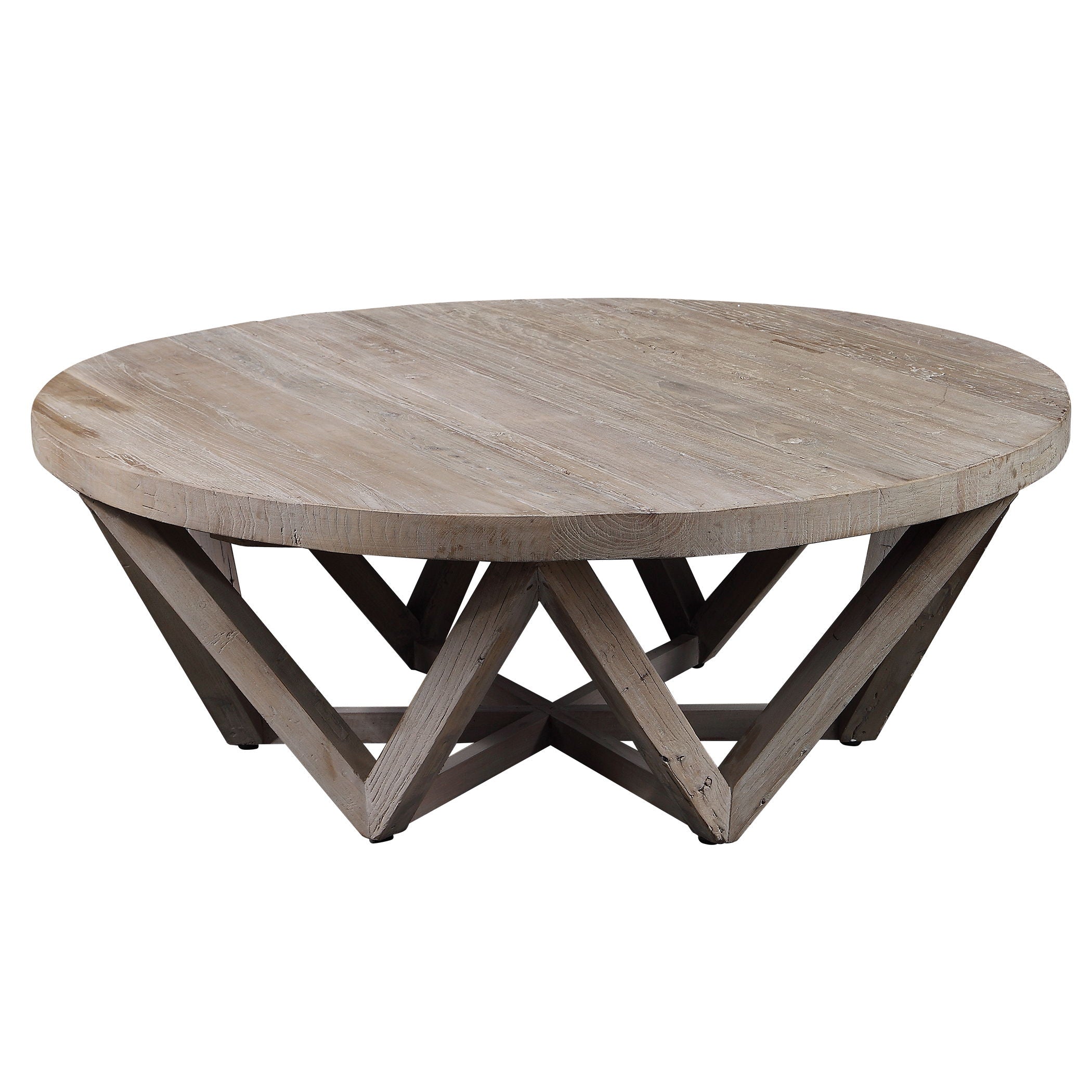 Kendry - Reclaimed Wood Coffee Table - Light Brown - Image 2
