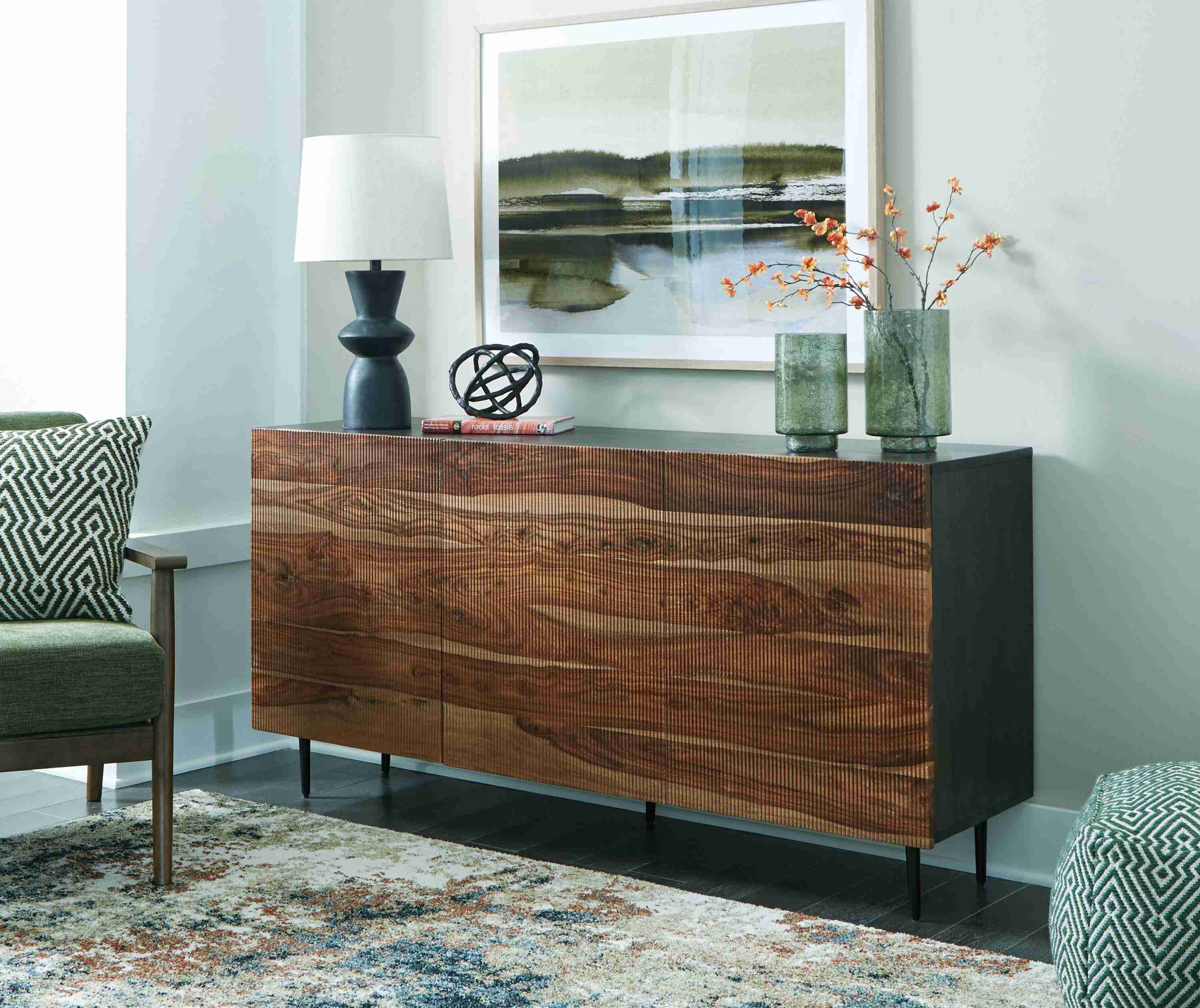 Darrey - Accent Cabinet - Natural / Brown - Image 2
