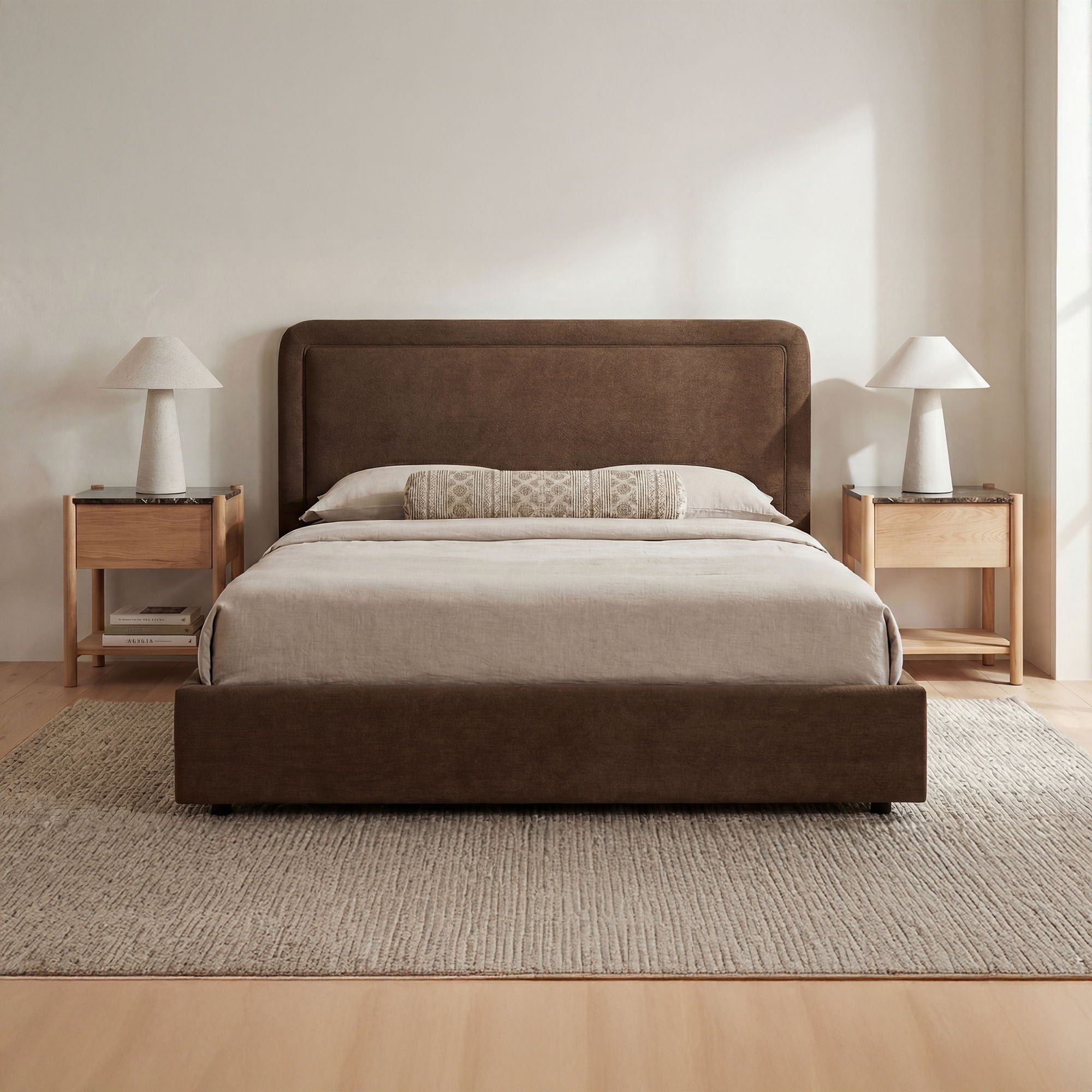 Simon - Queen Storage Bed - Brown - Image 2