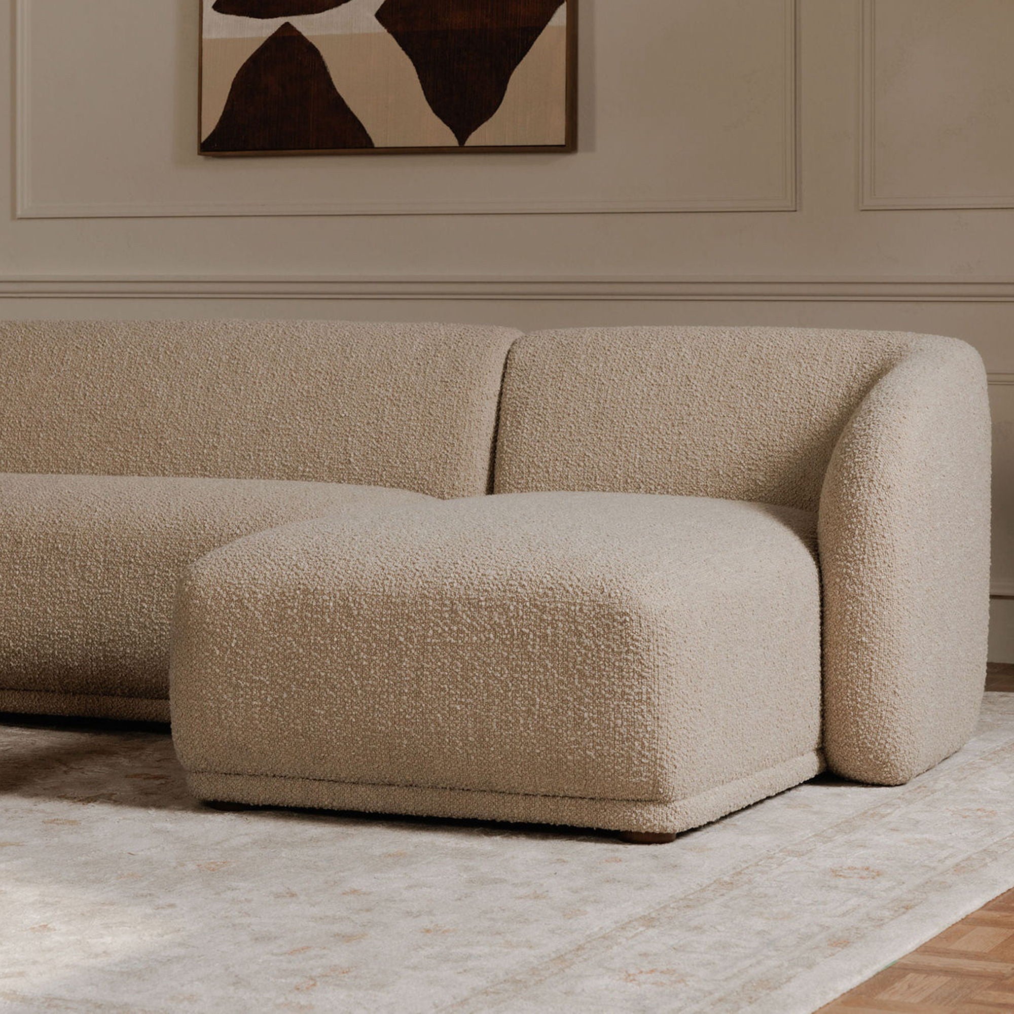 Faye - Left Sectional - Beige - Image 3