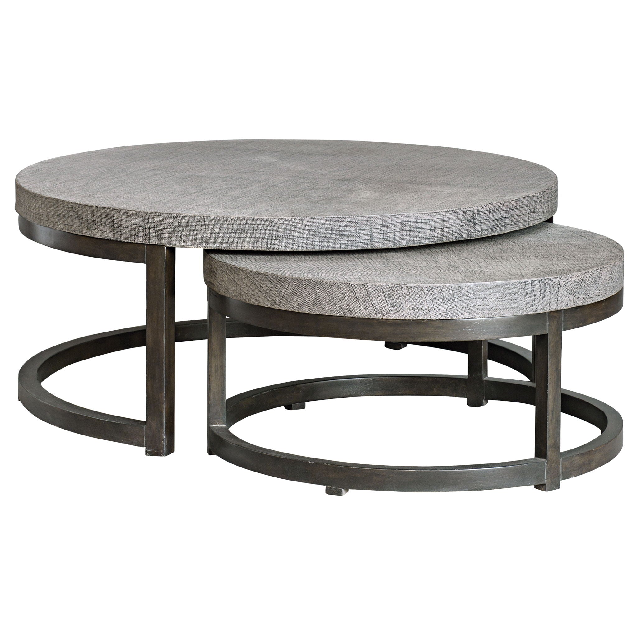 Aiyara – Nesting Tables (Set of 2) – Gray