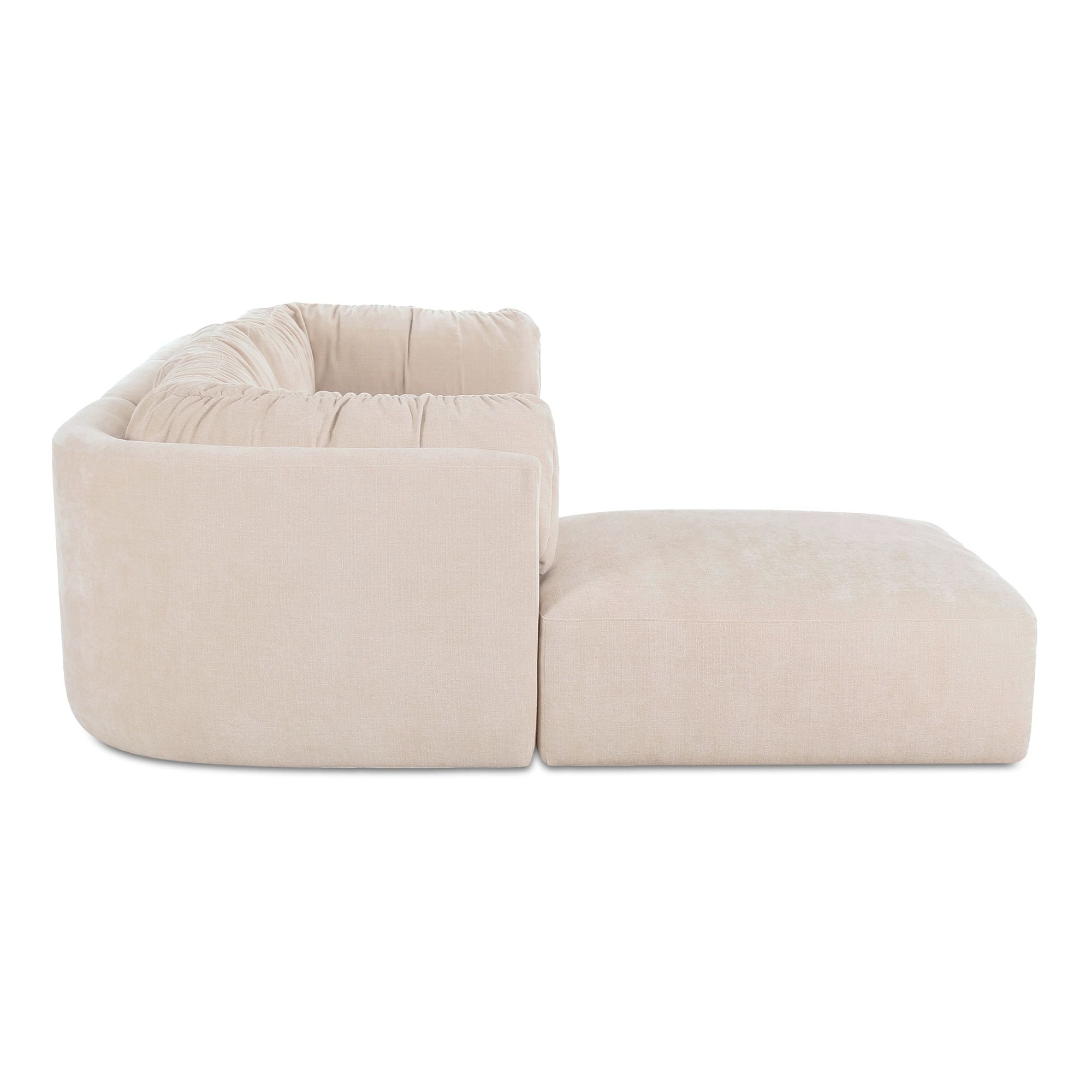 Matina - Lounge Modular Sectional - Oatmeal - Image 2