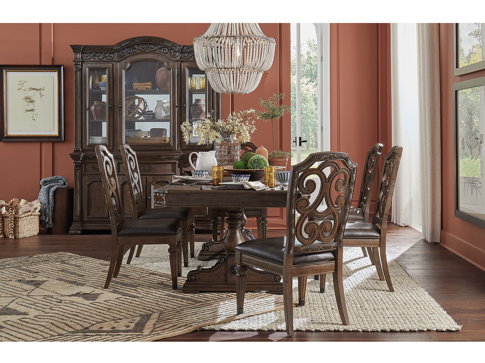 Durango - Wood Dining Side Chair With Upholstered Seat (Set of 2) - Willadeene Brown - Image 2