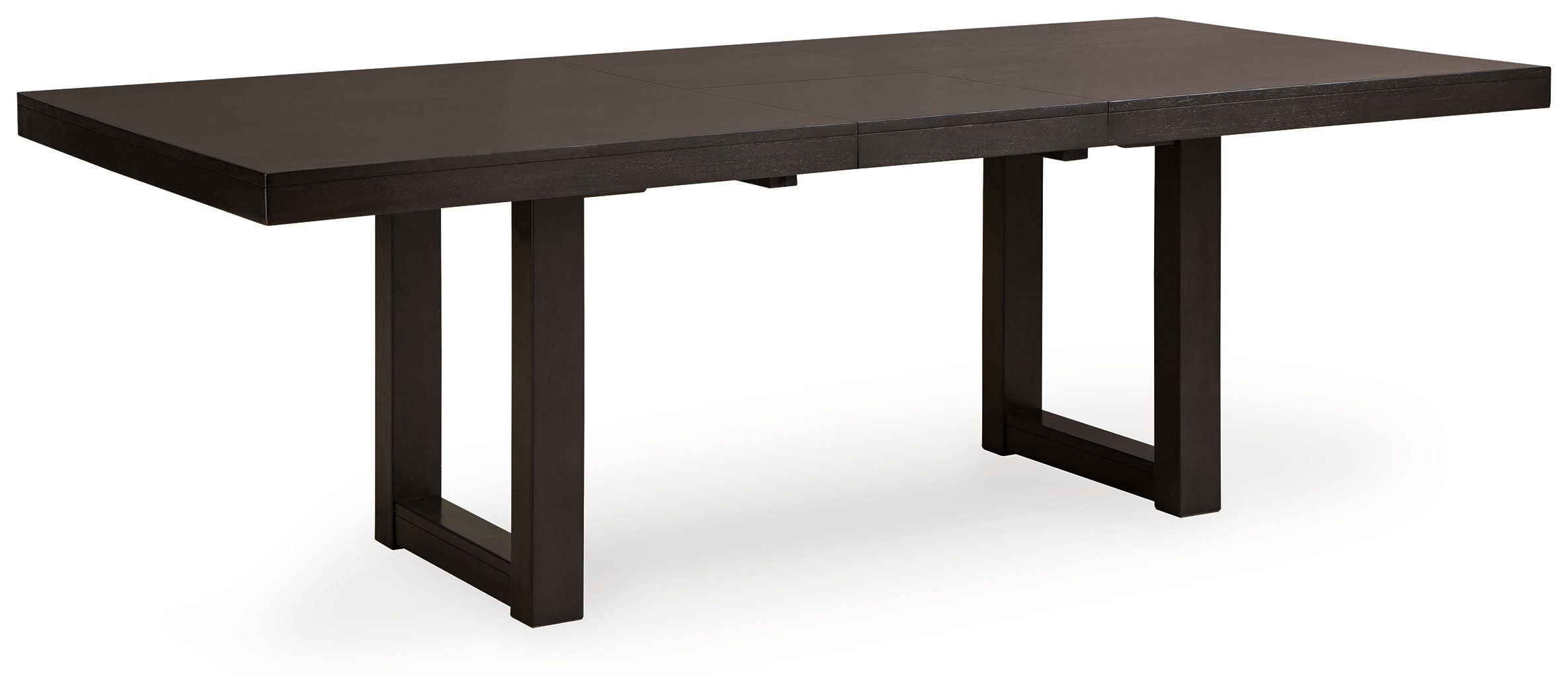 Neymorton - Rectangular Dining Room Butterfly Extension Table - Dark Grayish Brown - Image 1