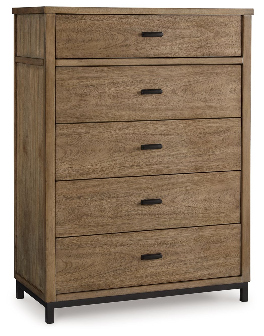 Tomtyn - Five Drawer Chest - Light Brown - Image 1