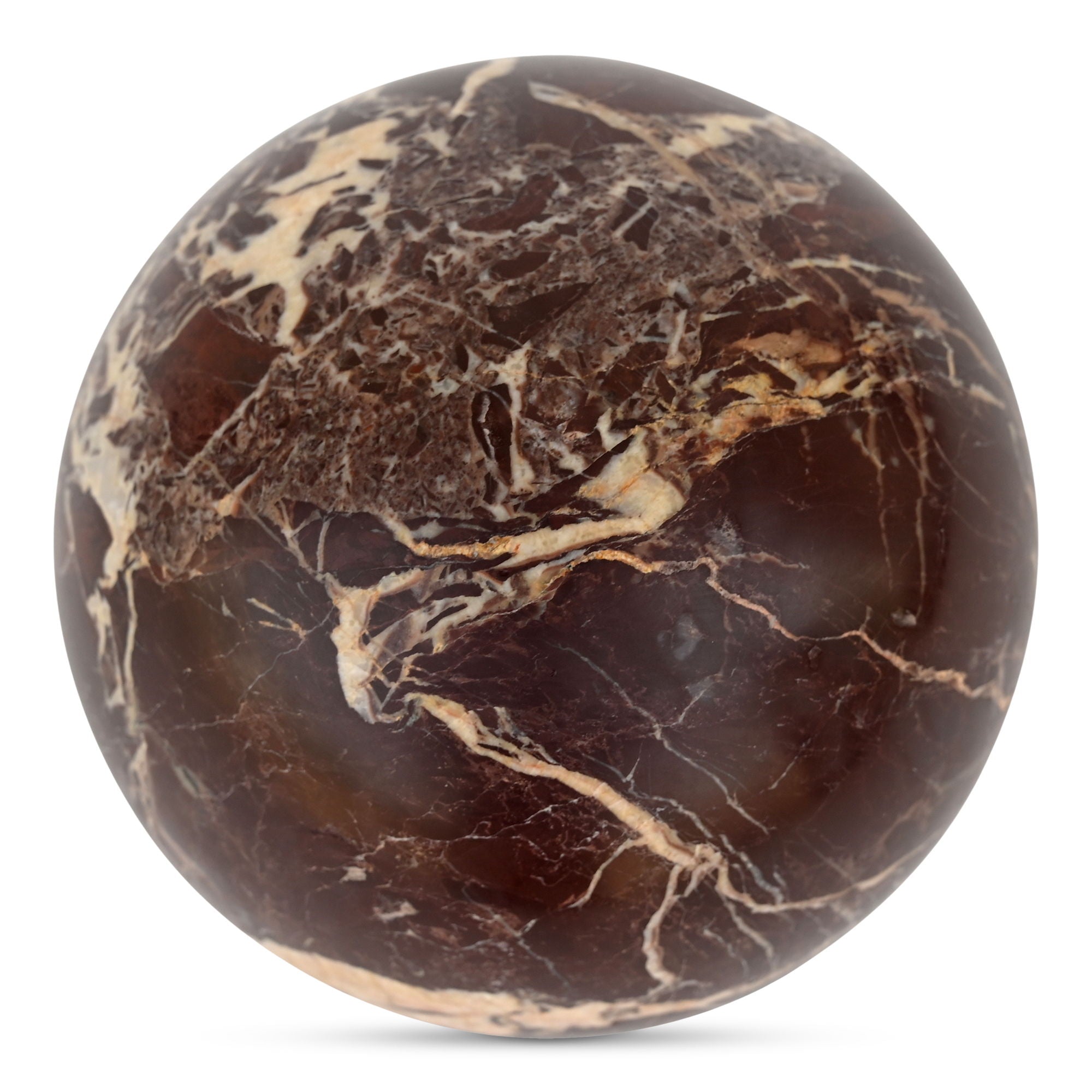 Odessa - Sphere Tabletop Accent - Dark Brown - Image 3