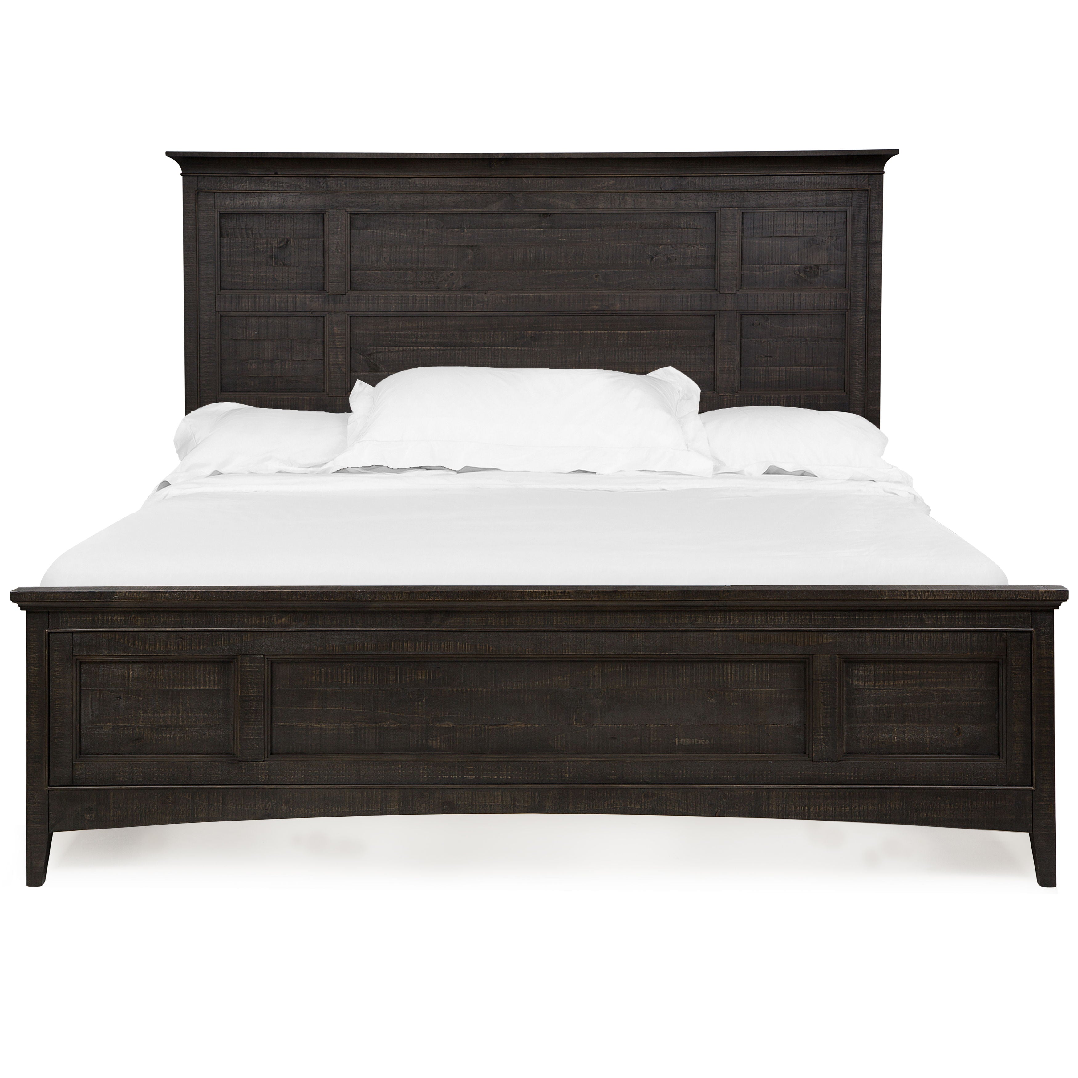 Westley Falls - Complete Panel Bed With Storage Rails - Image 1