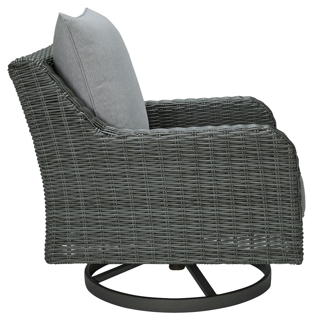 Elite Park - Swivel Lounge w/ Cushion - Gray - Image 2