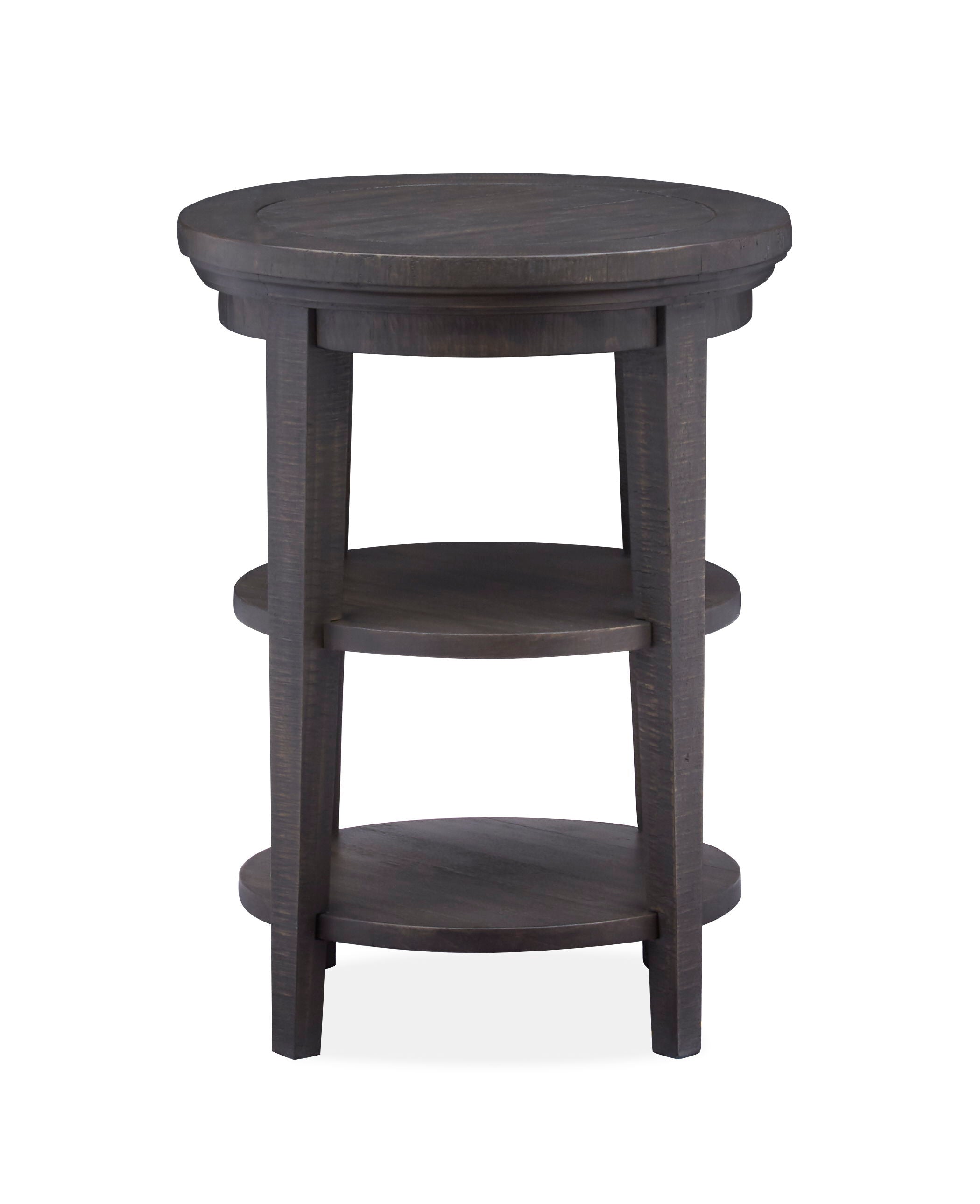 Westley Falls - Round Accent End Table - Graphite - Image 1