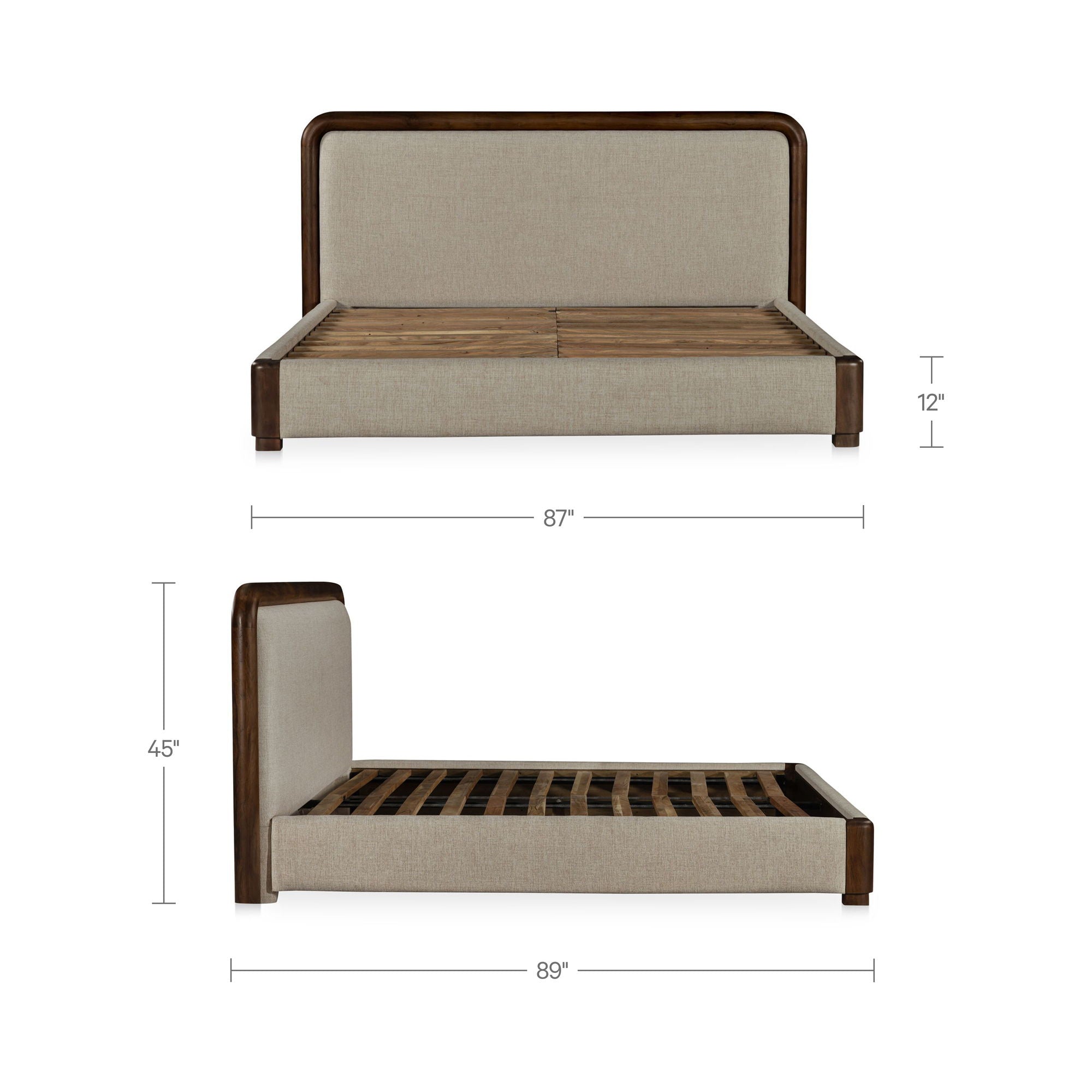 Bower - King Bed - Brown / Beige - Image 3