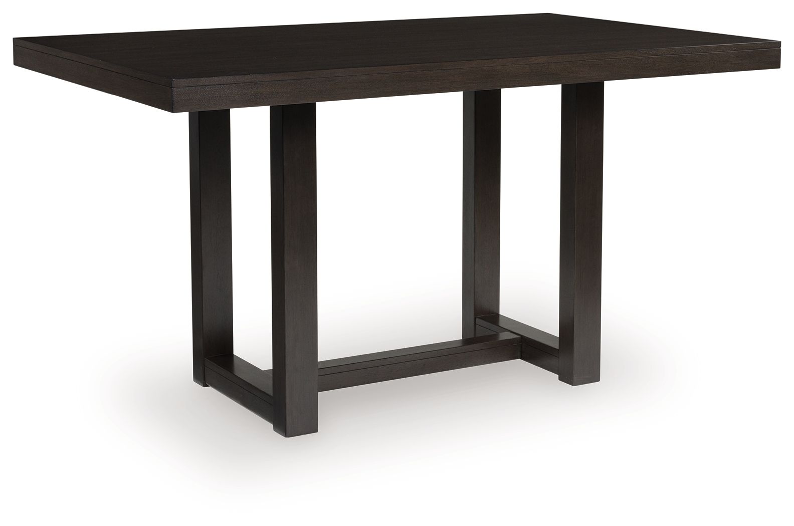Neymorton – Rectangular Dining Room Counter Table – Dark Grayish Brown