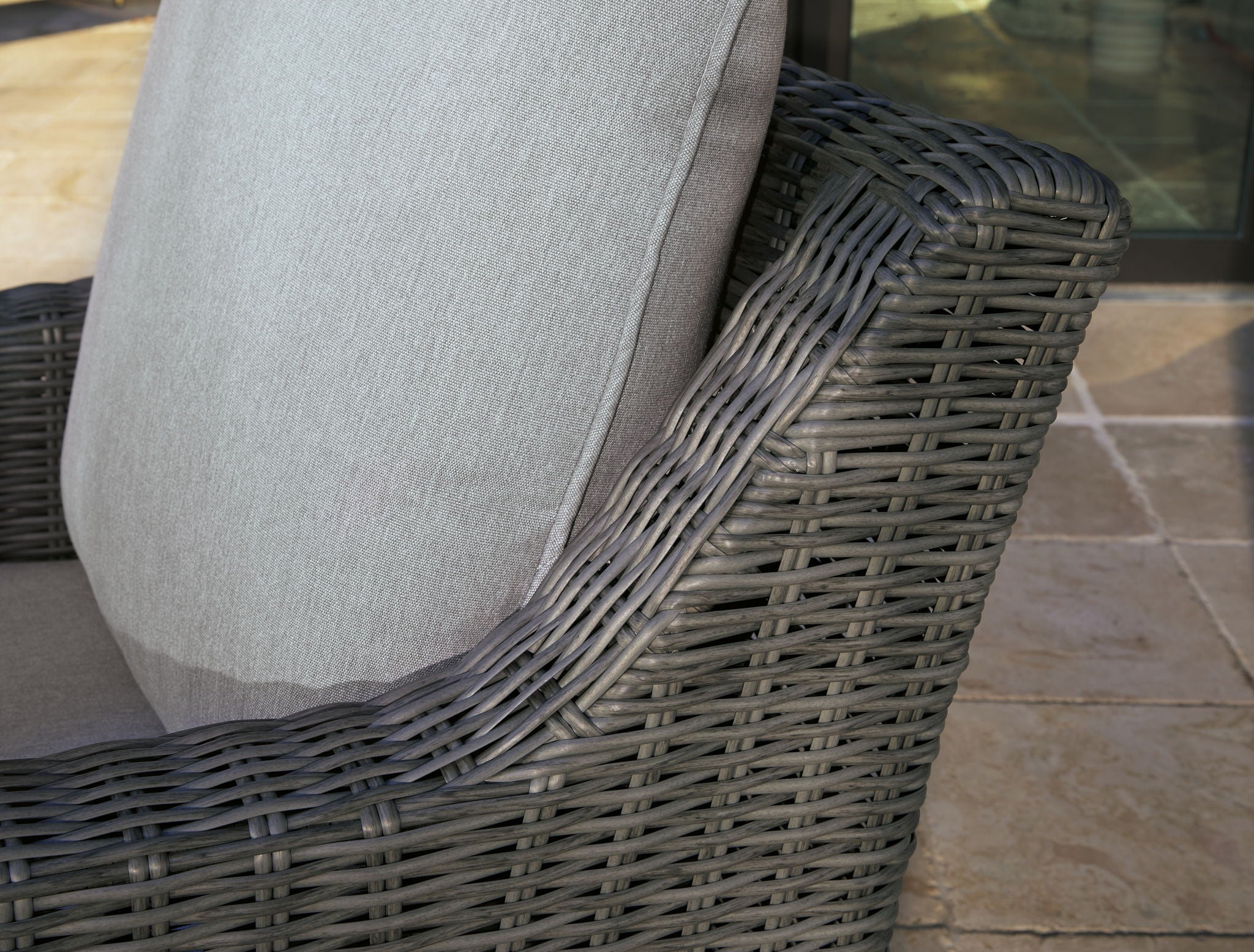 Elite Park - Swivel Lounge w/ Cushion - Gray - Image 3