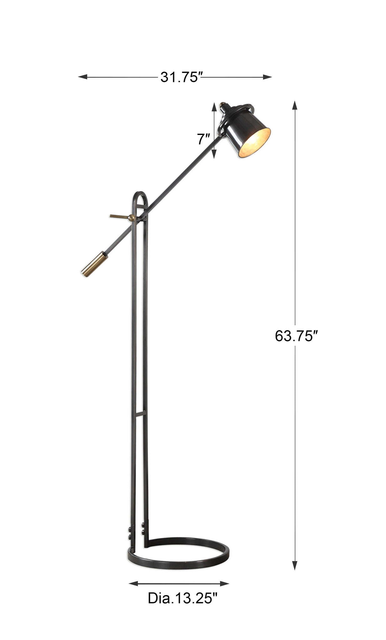 Chisum - Floor Lamp - Dark Bronze - Image 2