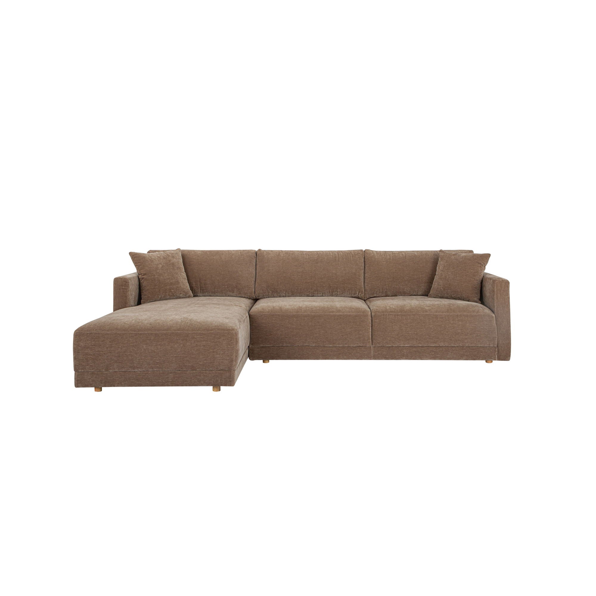 Bryn - Sectional Camel Left Stationary Sofa - Light Brown - Image 1