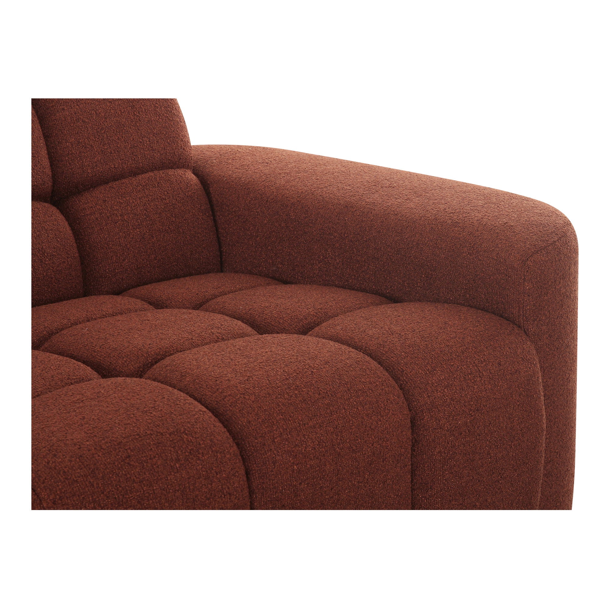 Roman - L-Shaped Sectional - Red - Image 3