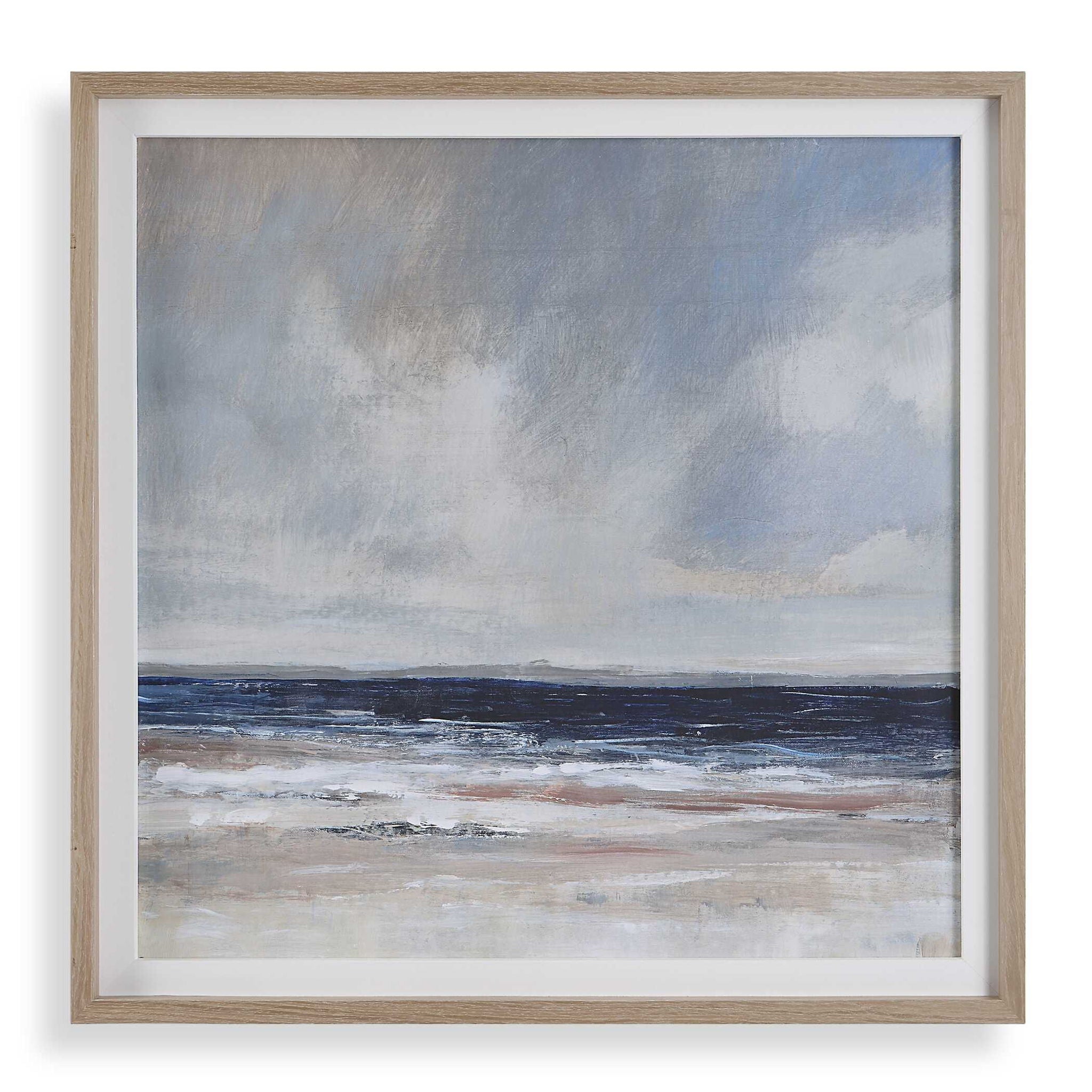 Distant Land - Framed Print - Blue - Image 1