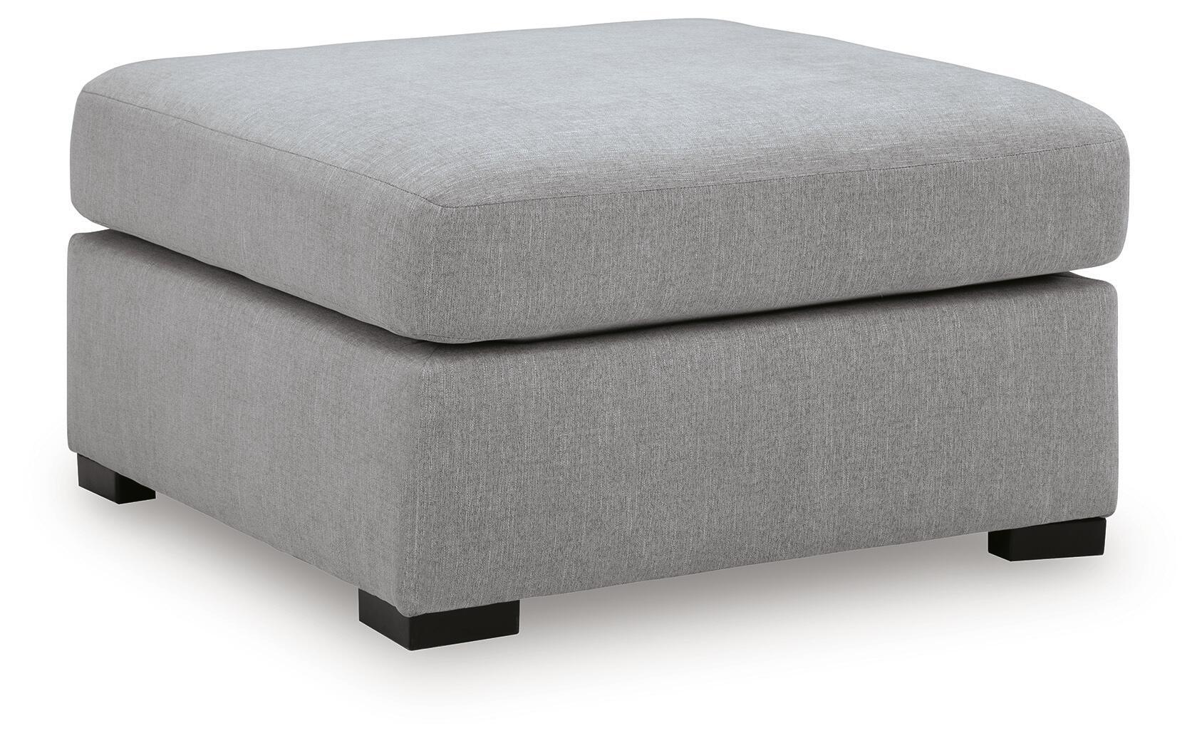 Lakepoint – Oversized Accent Ottoman – Nickel