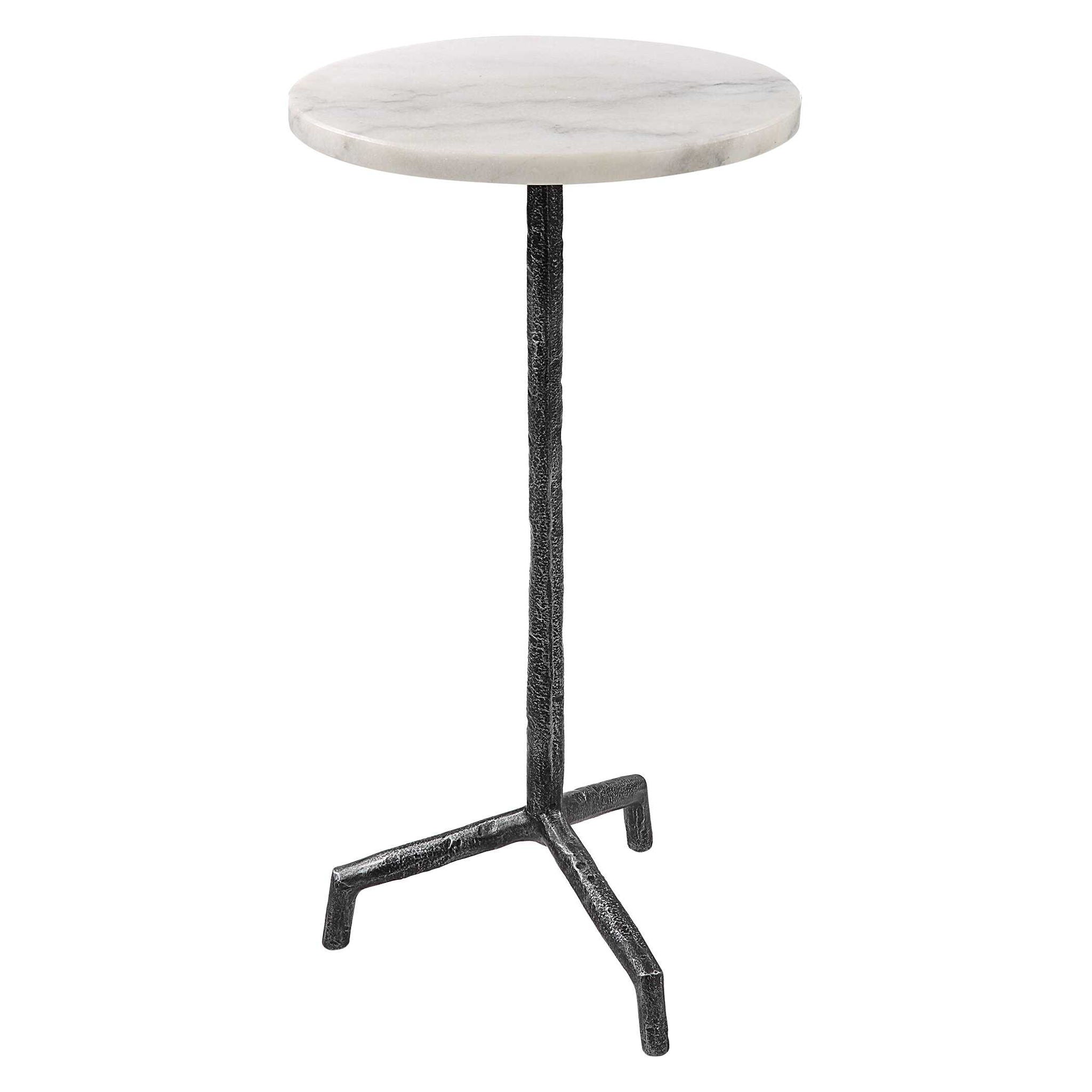 Puritan - White Marble Drink Table - Image 2