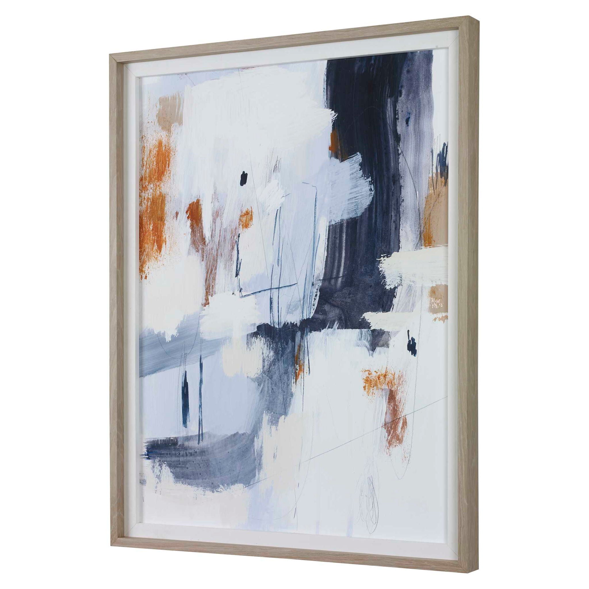 Variant - Abstract Framed Print - Blue - Image 3