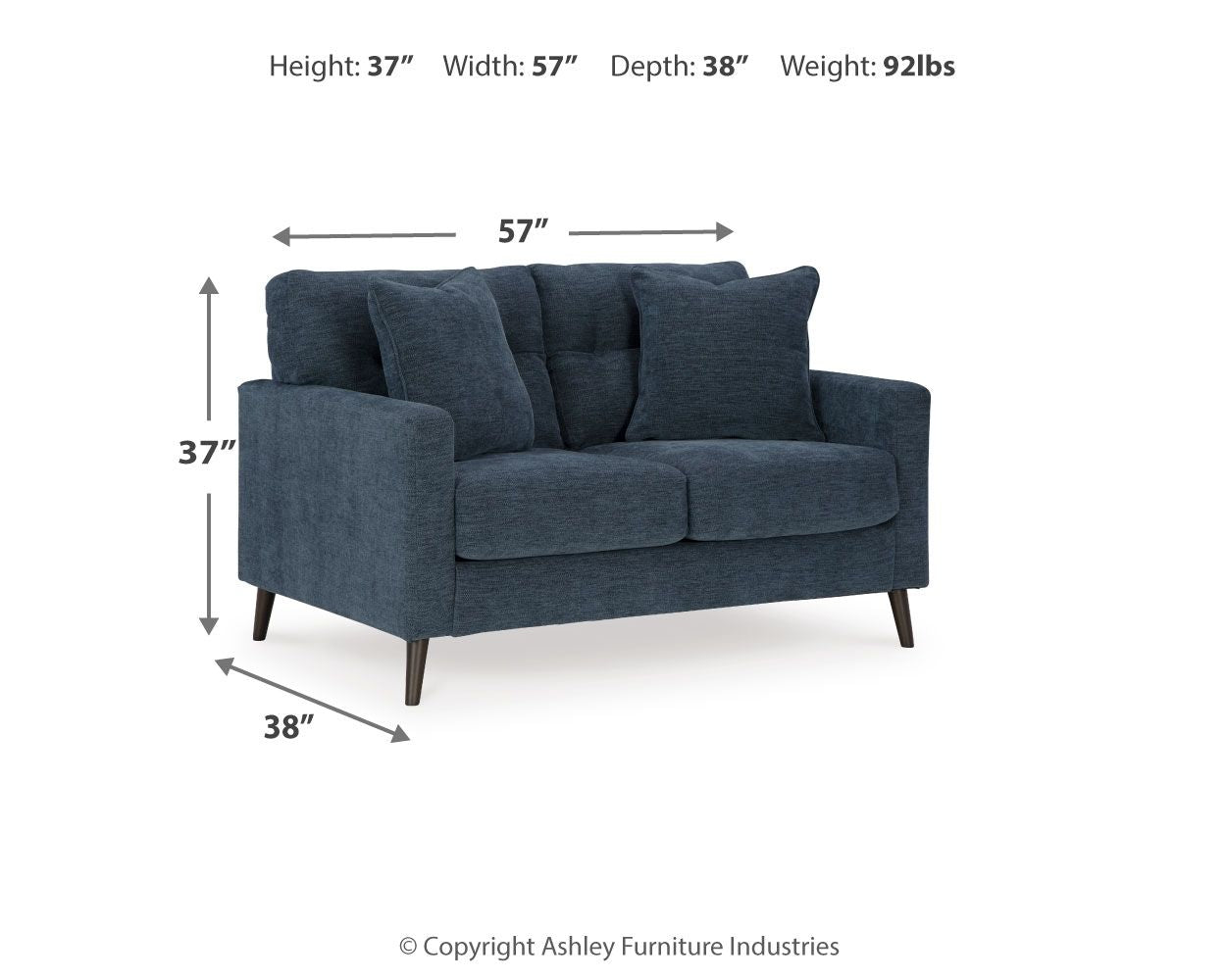 Bixler - Loveseat - Image 2