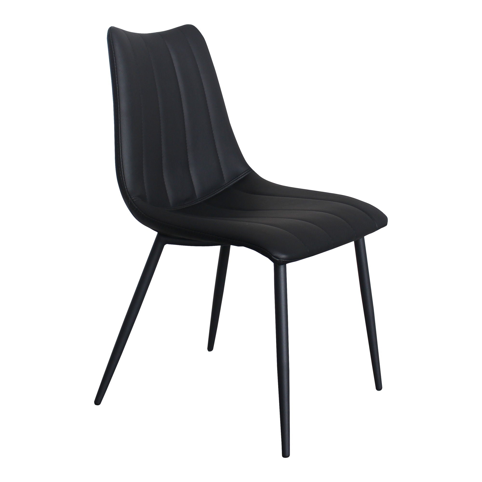 Alibi - Dining Chair (Set of 2) - Matte Black - Image 2