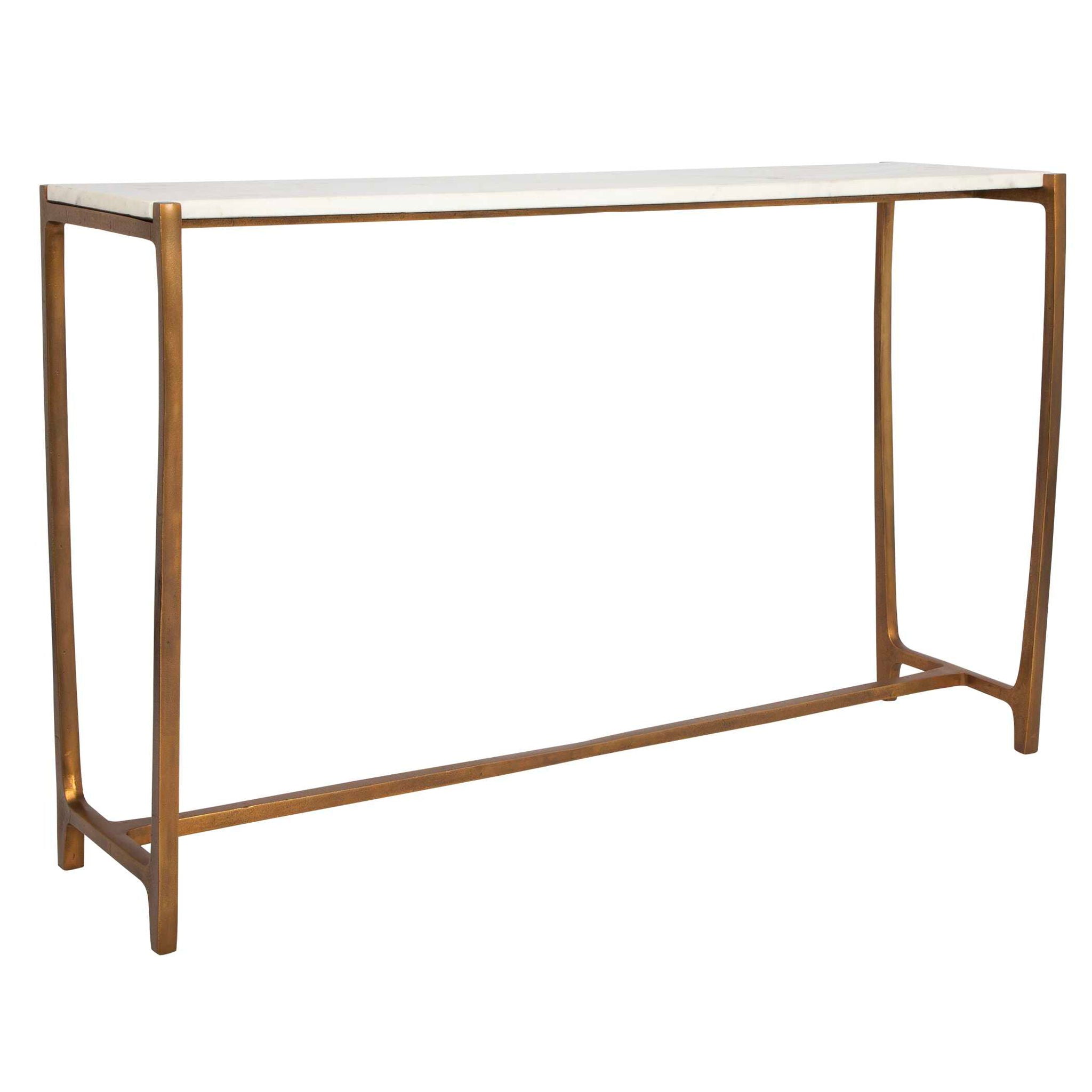 Affinity - Marble Console Table - White - Image 3