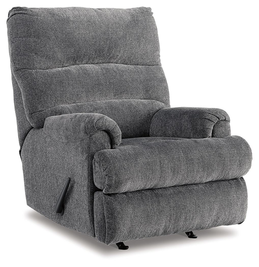 Man Fort – Rocker Recliner – Fabric – Graphite