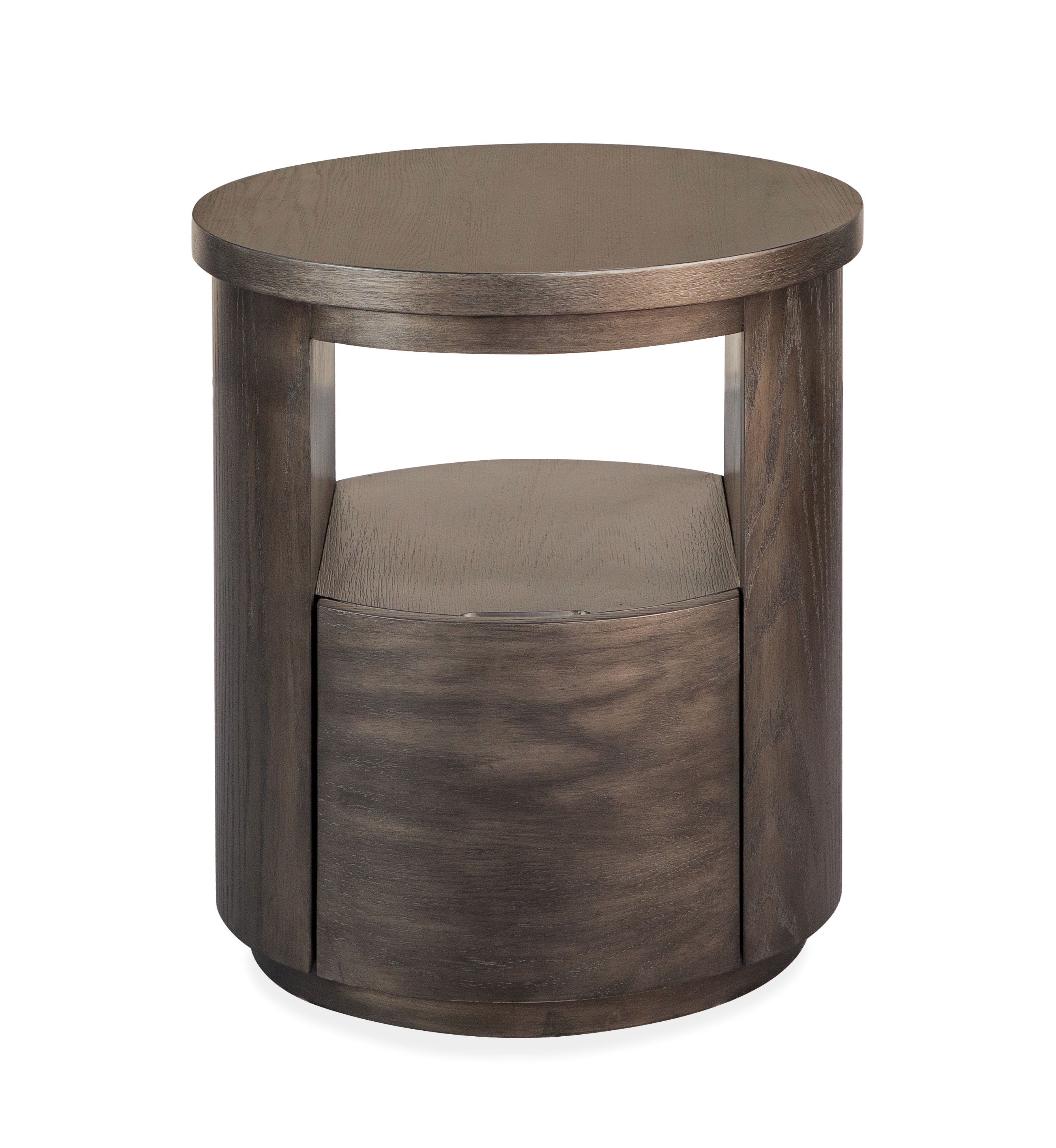 Bosley – Round End Table – Coffee Bean