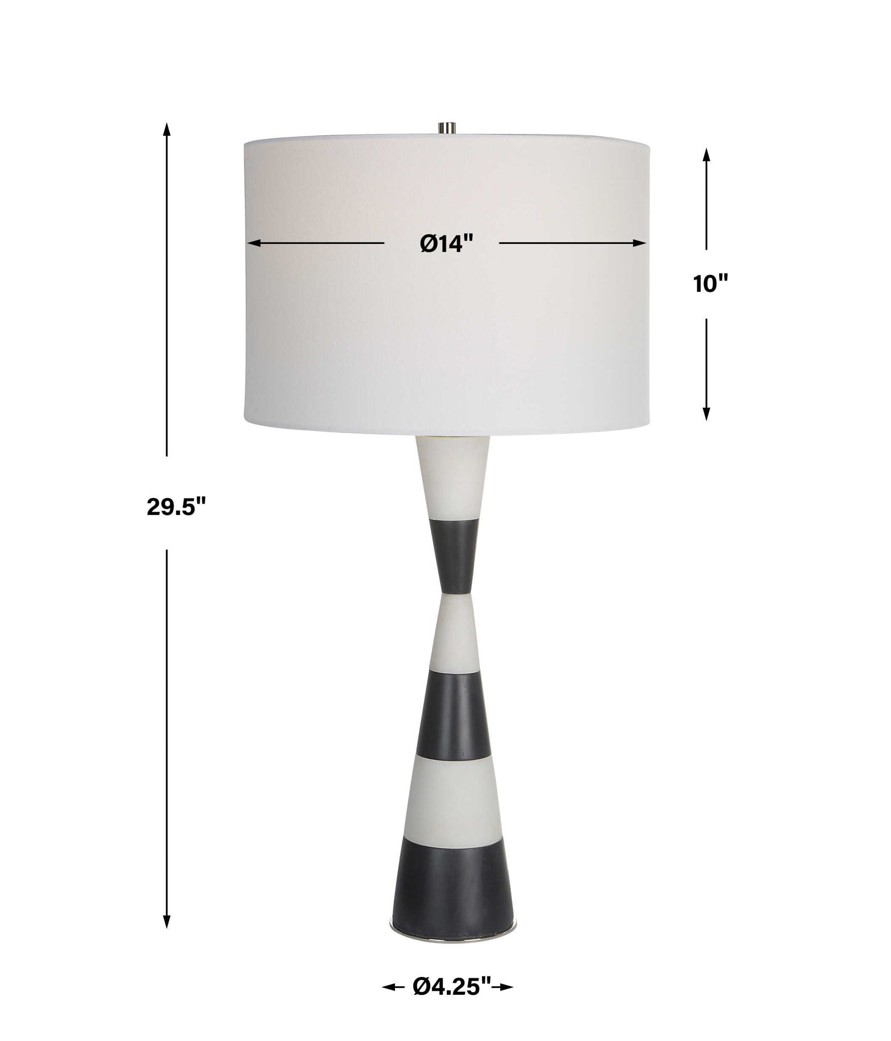 Bandeau - Banded Stone Table Lamp - Image 2