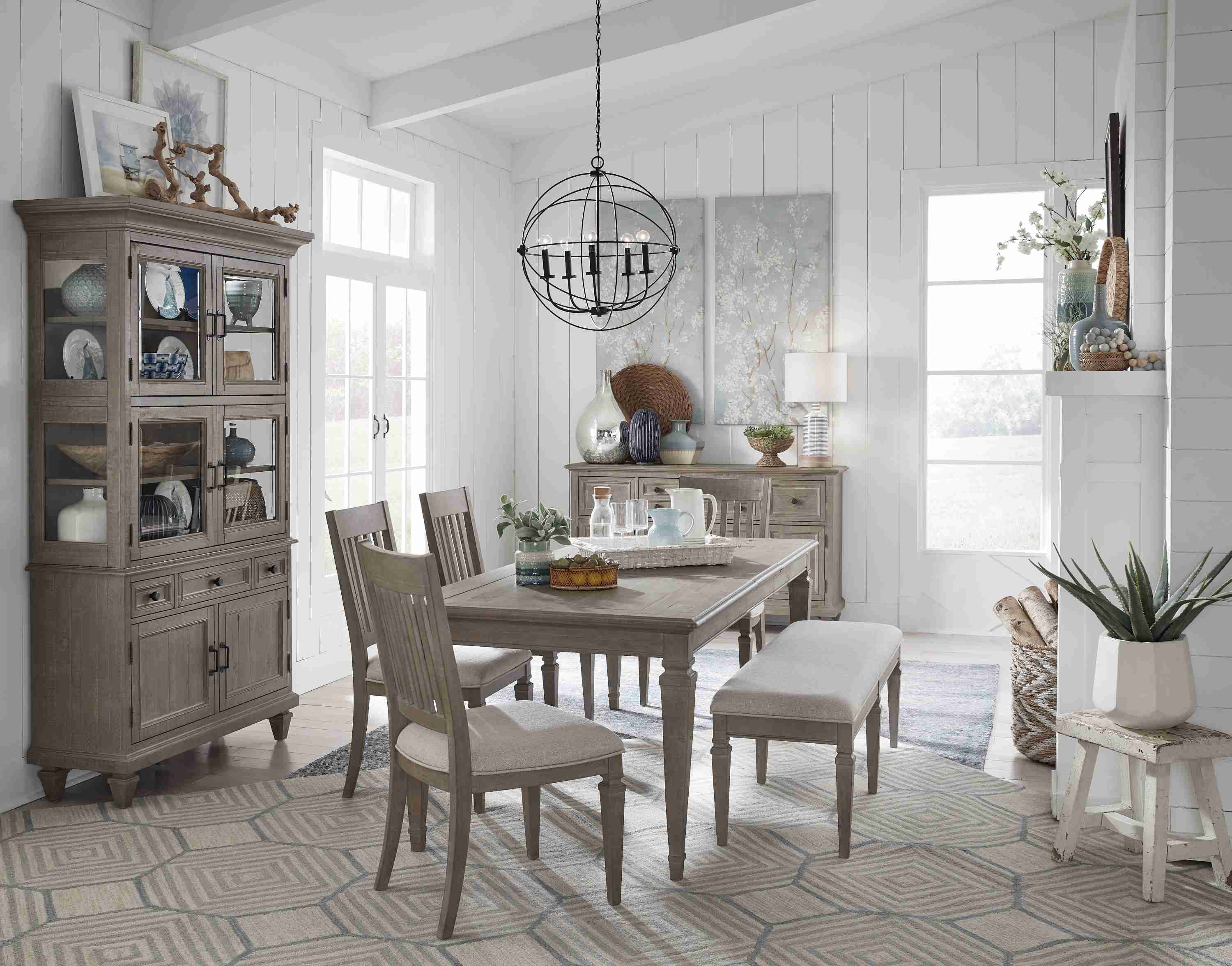 Lancaster - Dining Side Chair With Upholstered Seat (Set of 2) - Dovetail Gray - Image 3